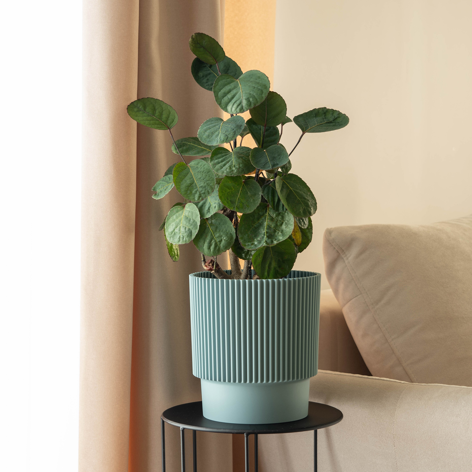 Doniczka na kwiaty Aldeia 18cm błękitny