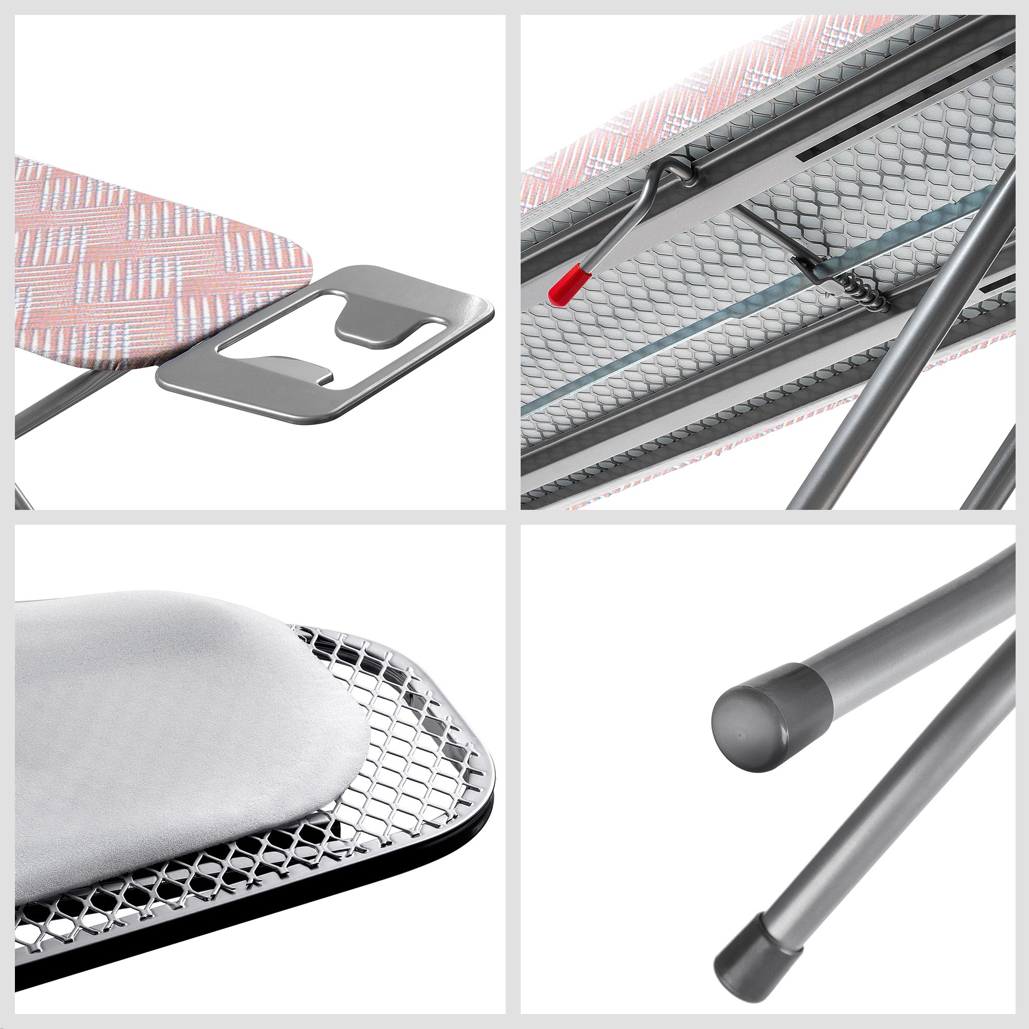 Deska do prasowania Fiorana 110x30cm różowa