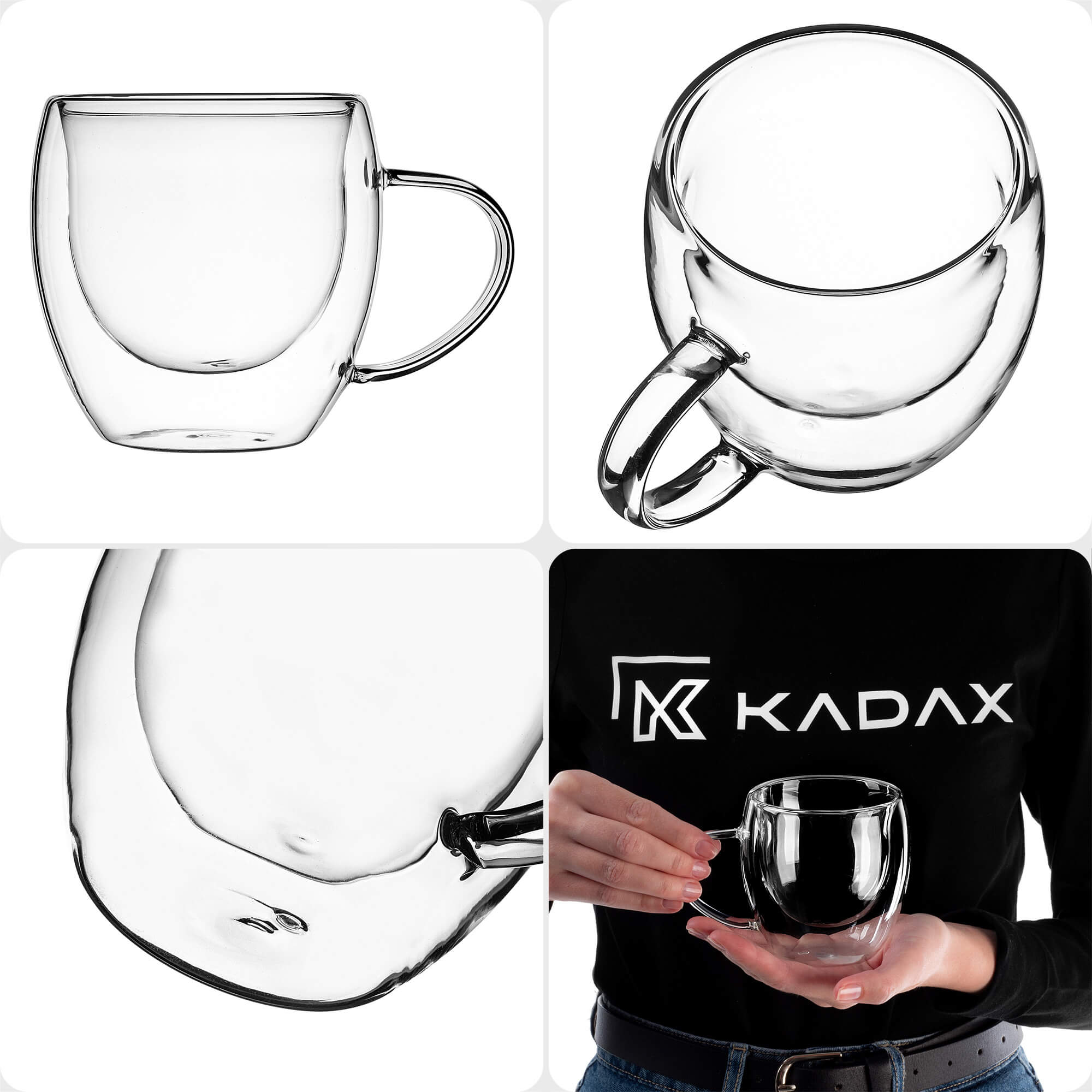 Kubki termiczne z podwójną ścianką Forli 250 ml, 2 szt.
