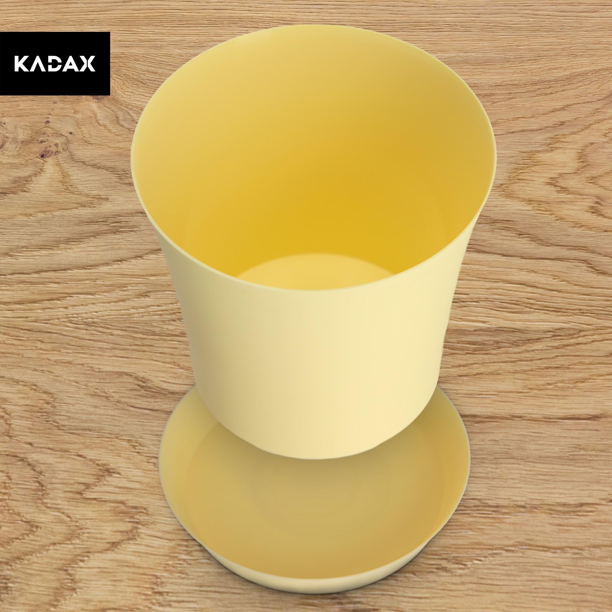 Doniczka na kwiaty Ersa 11 cm, żółta