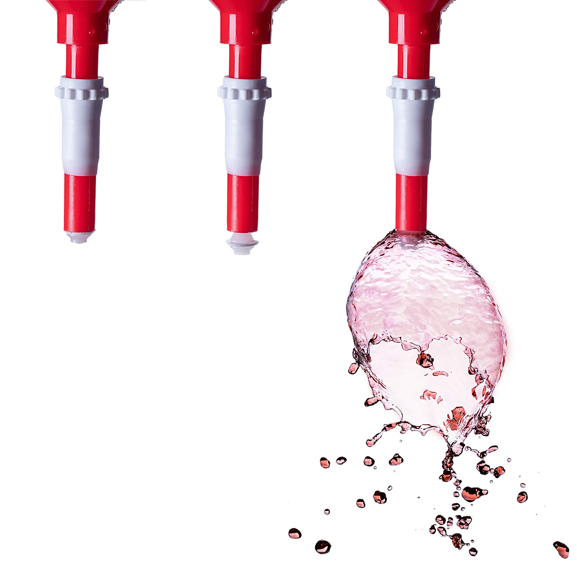 Lejek półautomatyczny z sitkiem Canolo 13 x 24 cm czerwony