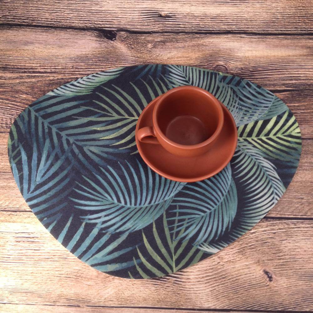 Podkładka na stół 41 x 32 cm, gałąź palmy