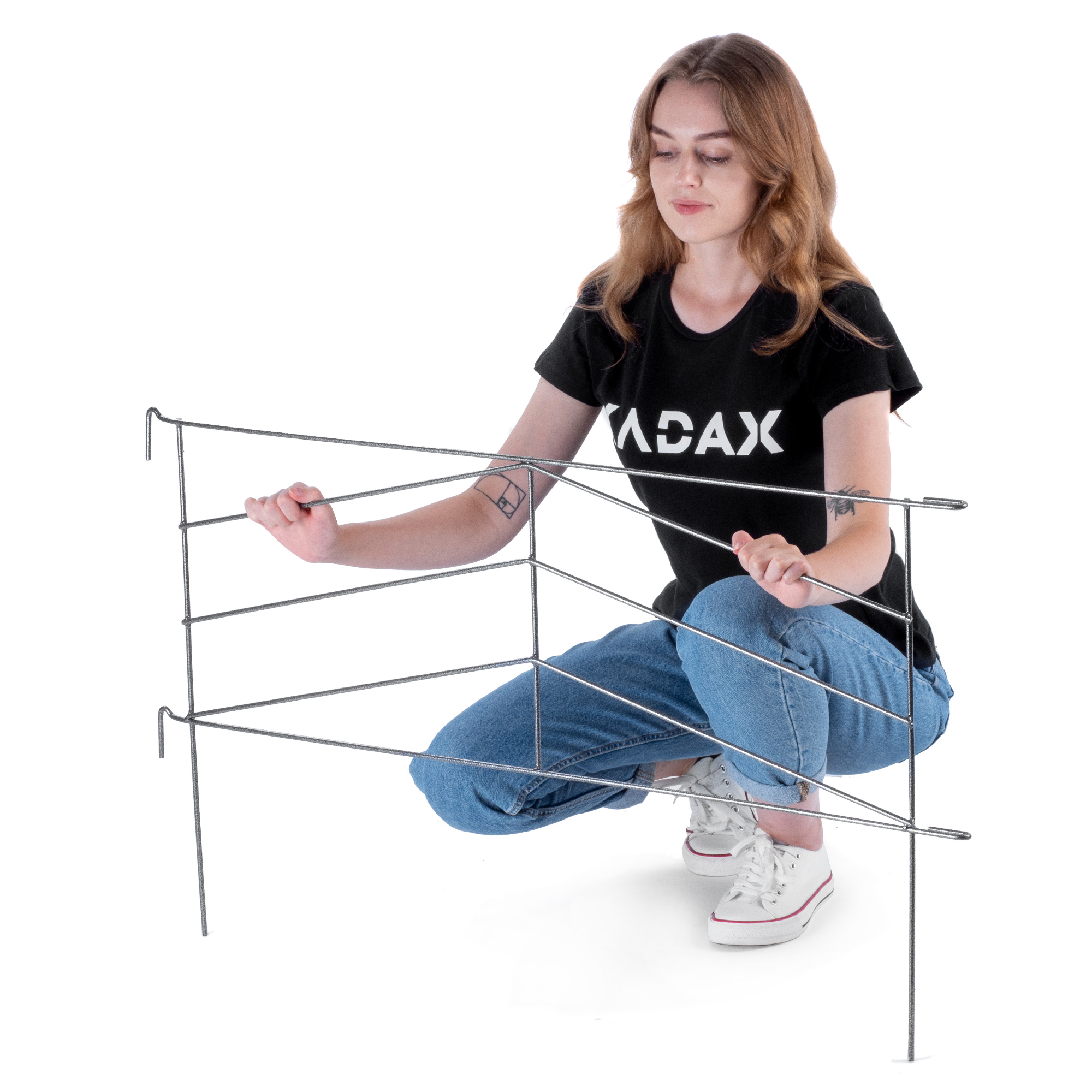 Płotek ogrodowy stalowy Linz 99cm