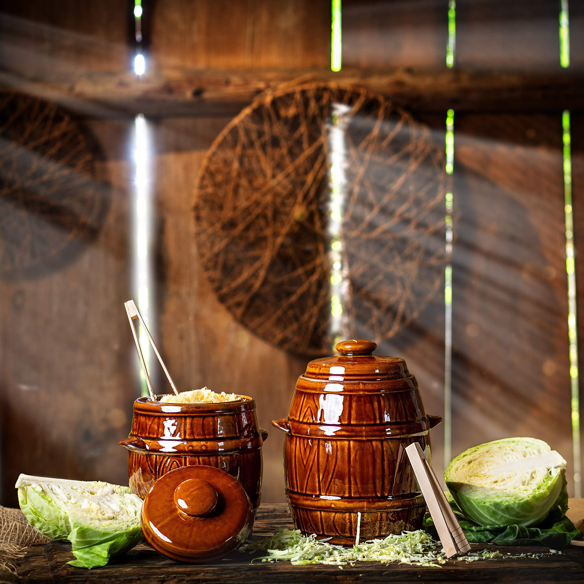 Beczka hermetyczna kamionkowa Helios 5L