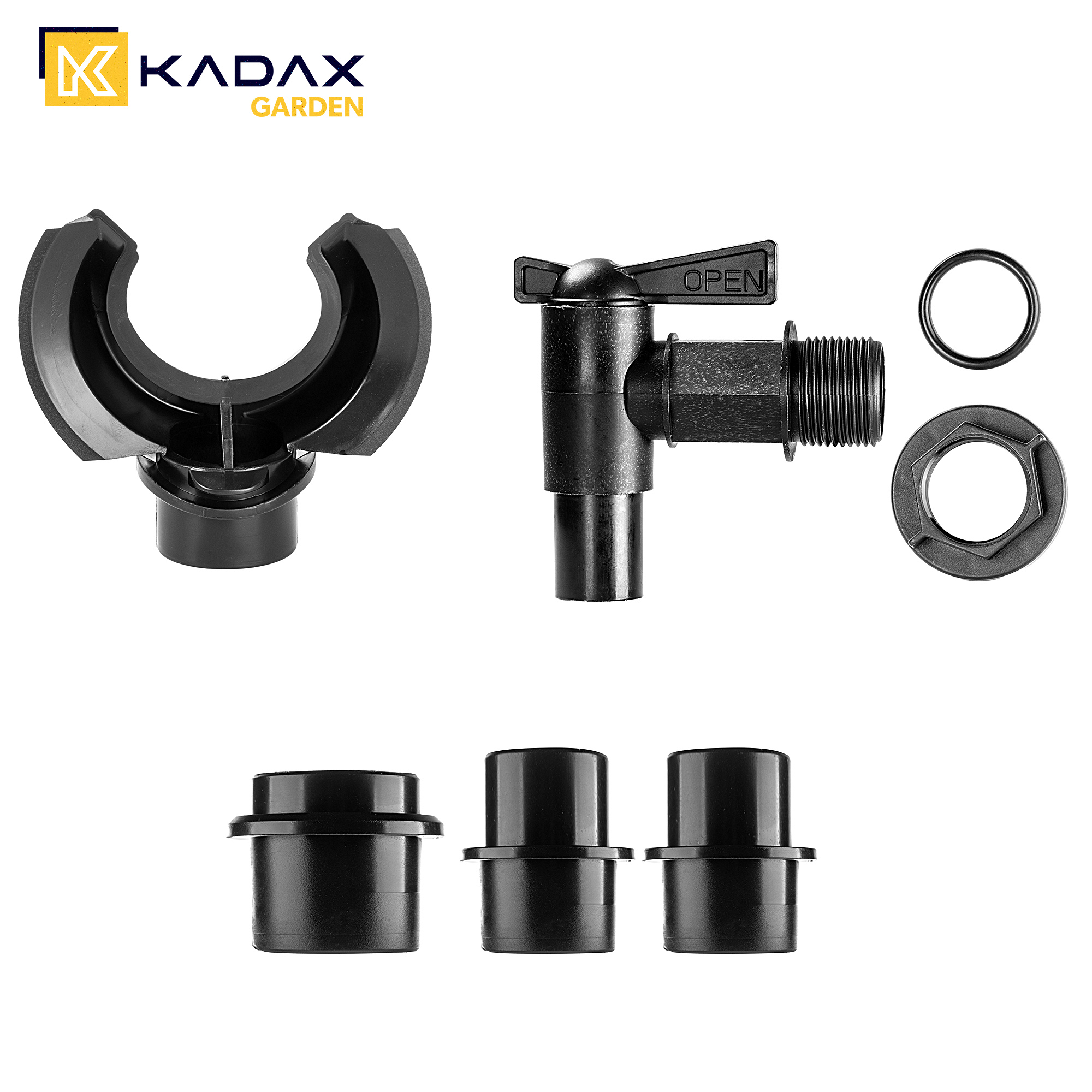 Zestaw przyłączeniowy Trest z kranikiem