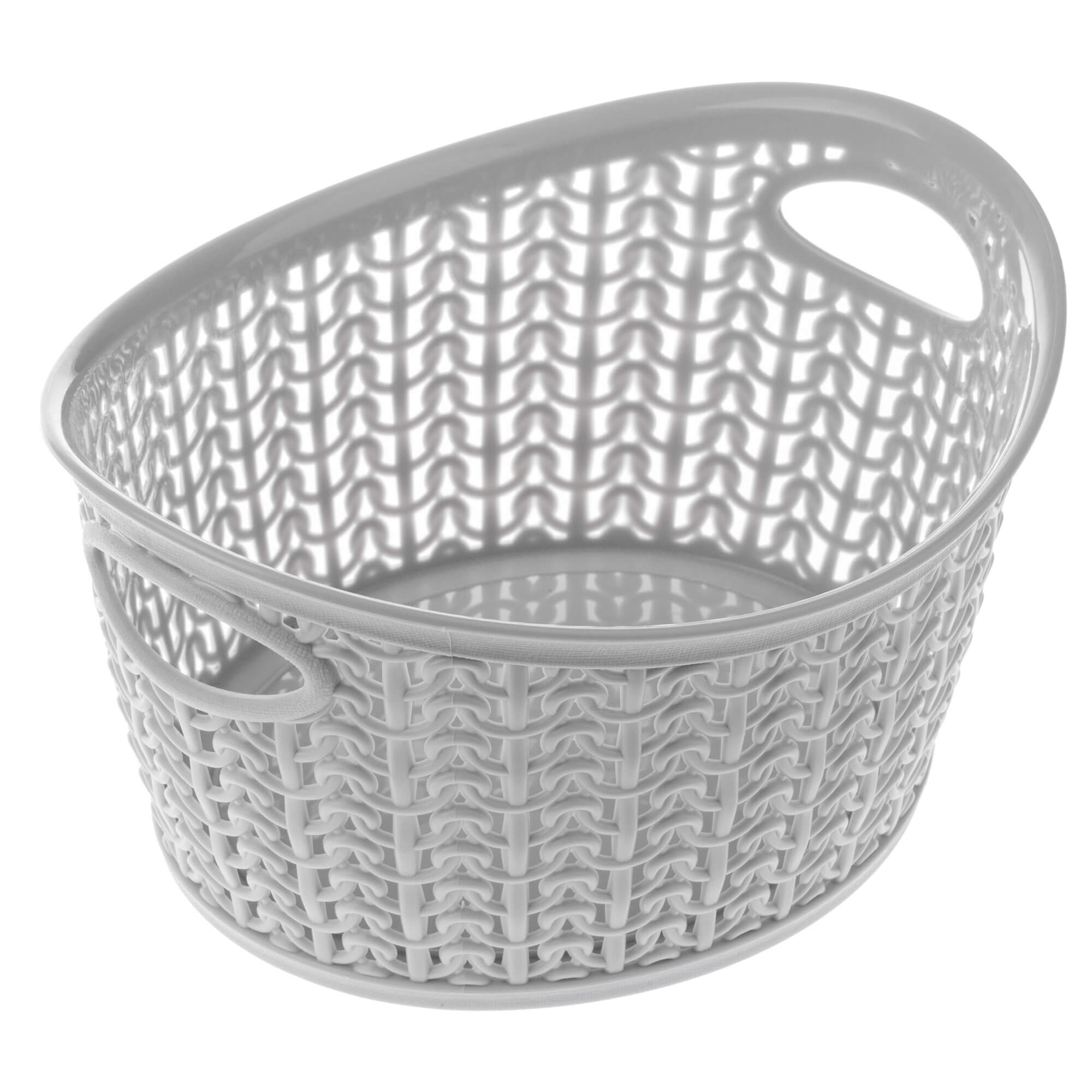 Koszyk plastikowy Malm owalny 1.5L, szary