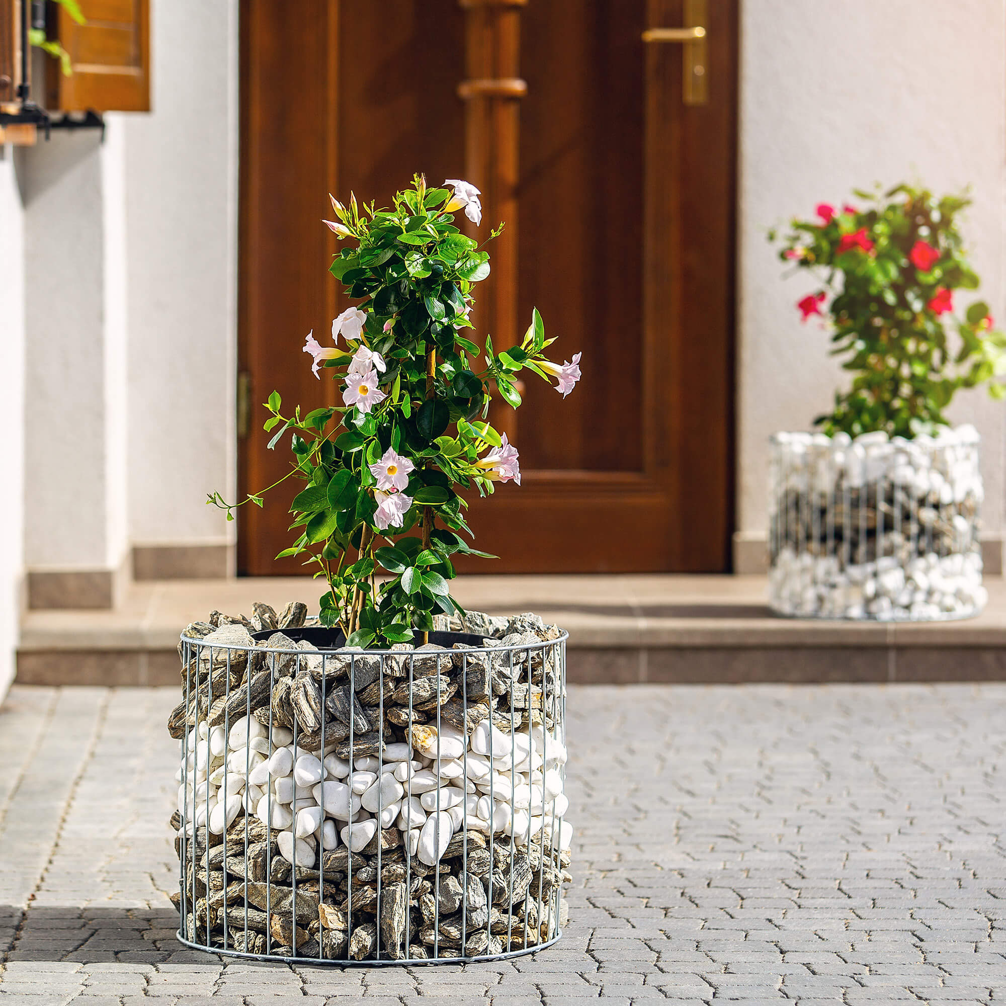 Donica gabionowa 48 x 39 cm