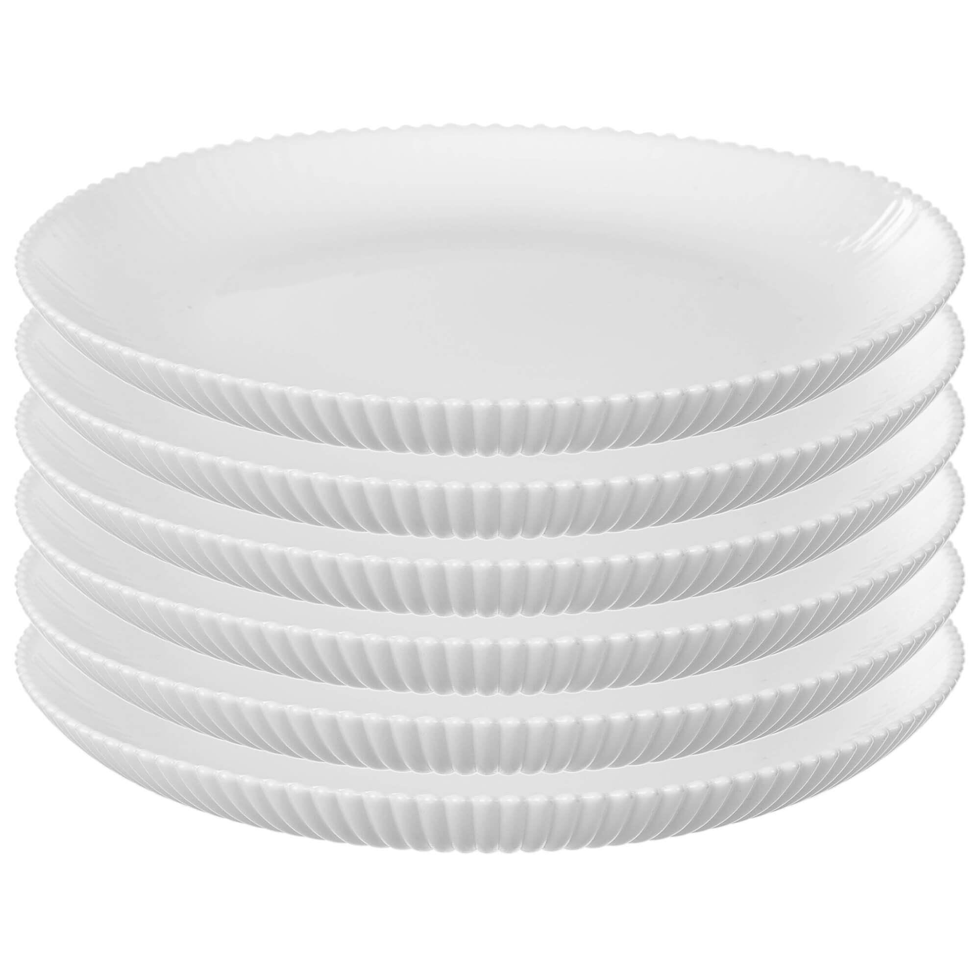 Talerz deserowy Regno 19 cm biały 6 szt.