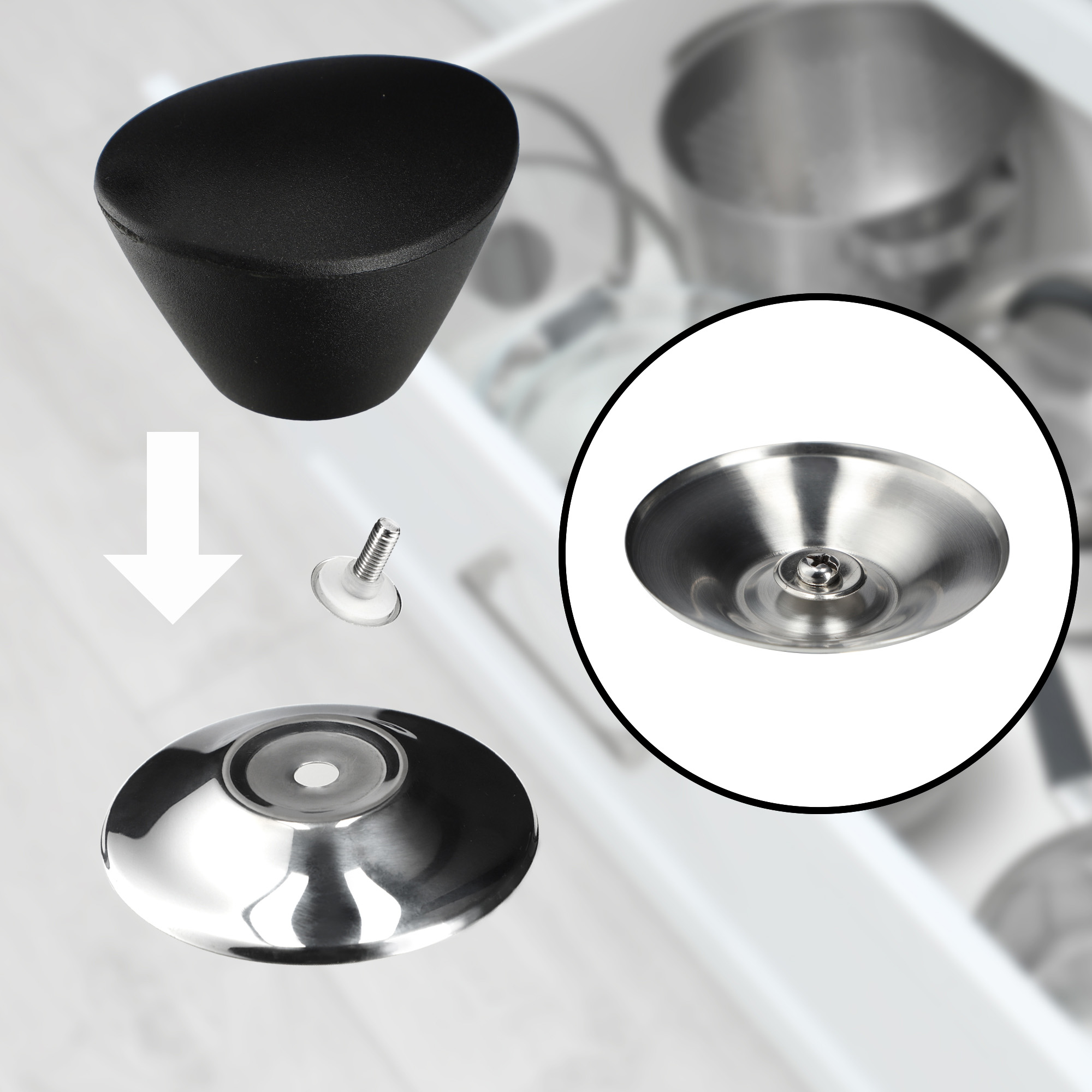 Zestaw pokryw żaroodpornych Taranto 20,24,28 cm