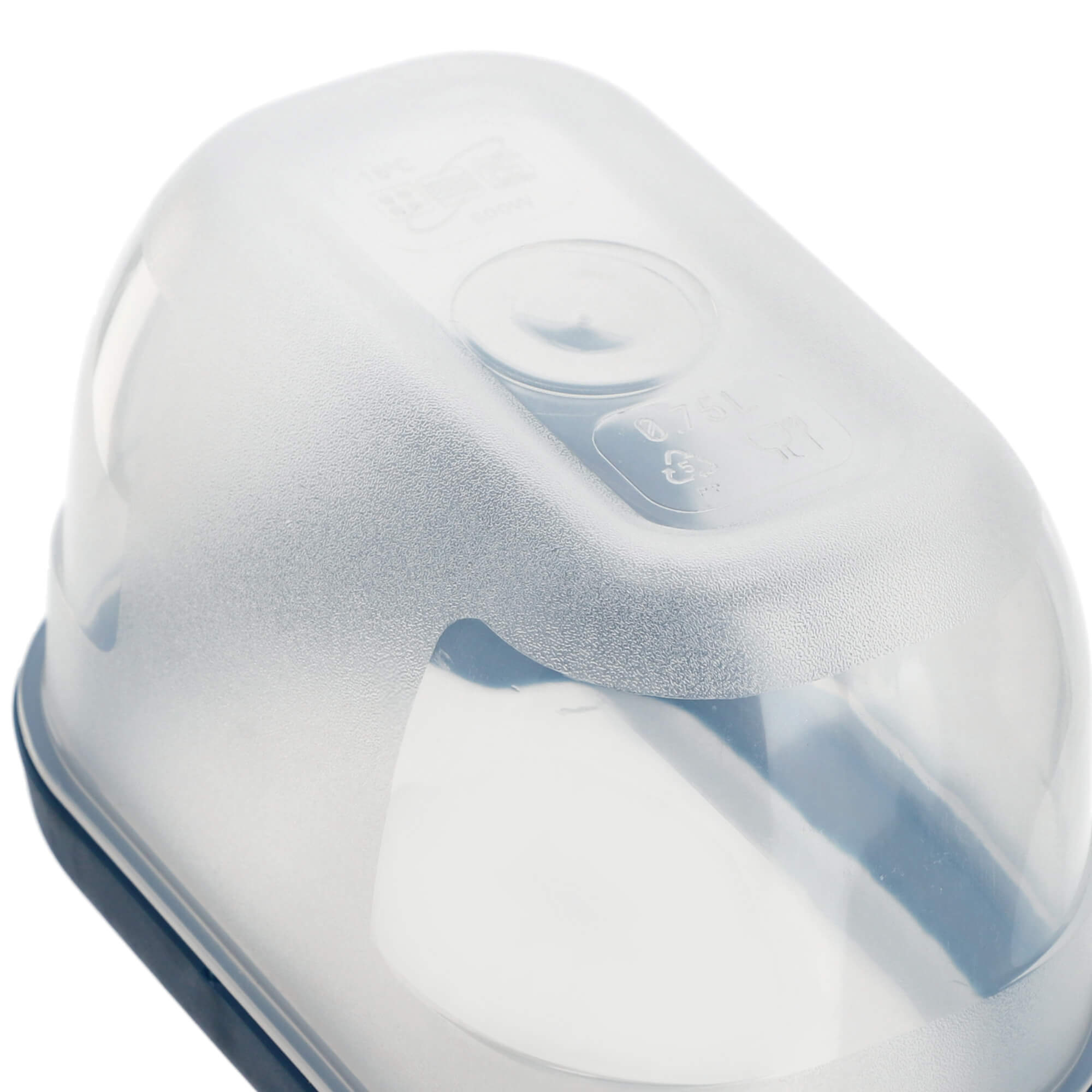 Pojemnik prostokątny 0.75L Curver Grand Chef Eco Line, niebieski 10cm