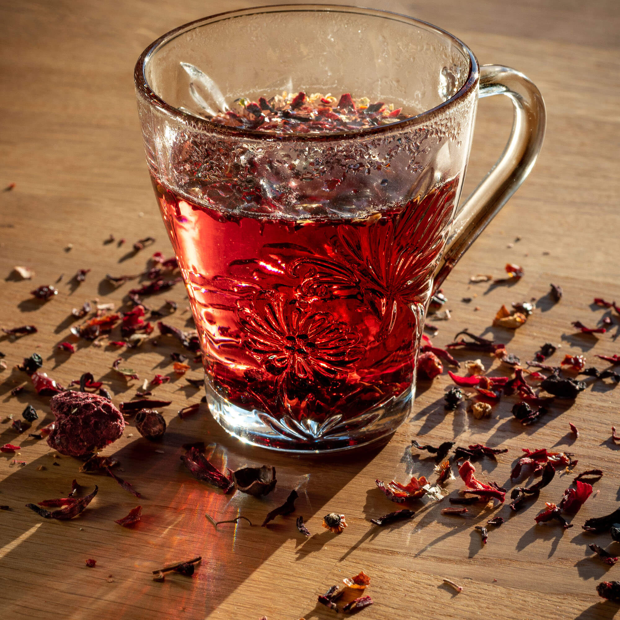 Kubek do herbaty z kwiecistym wzorem 250 ml