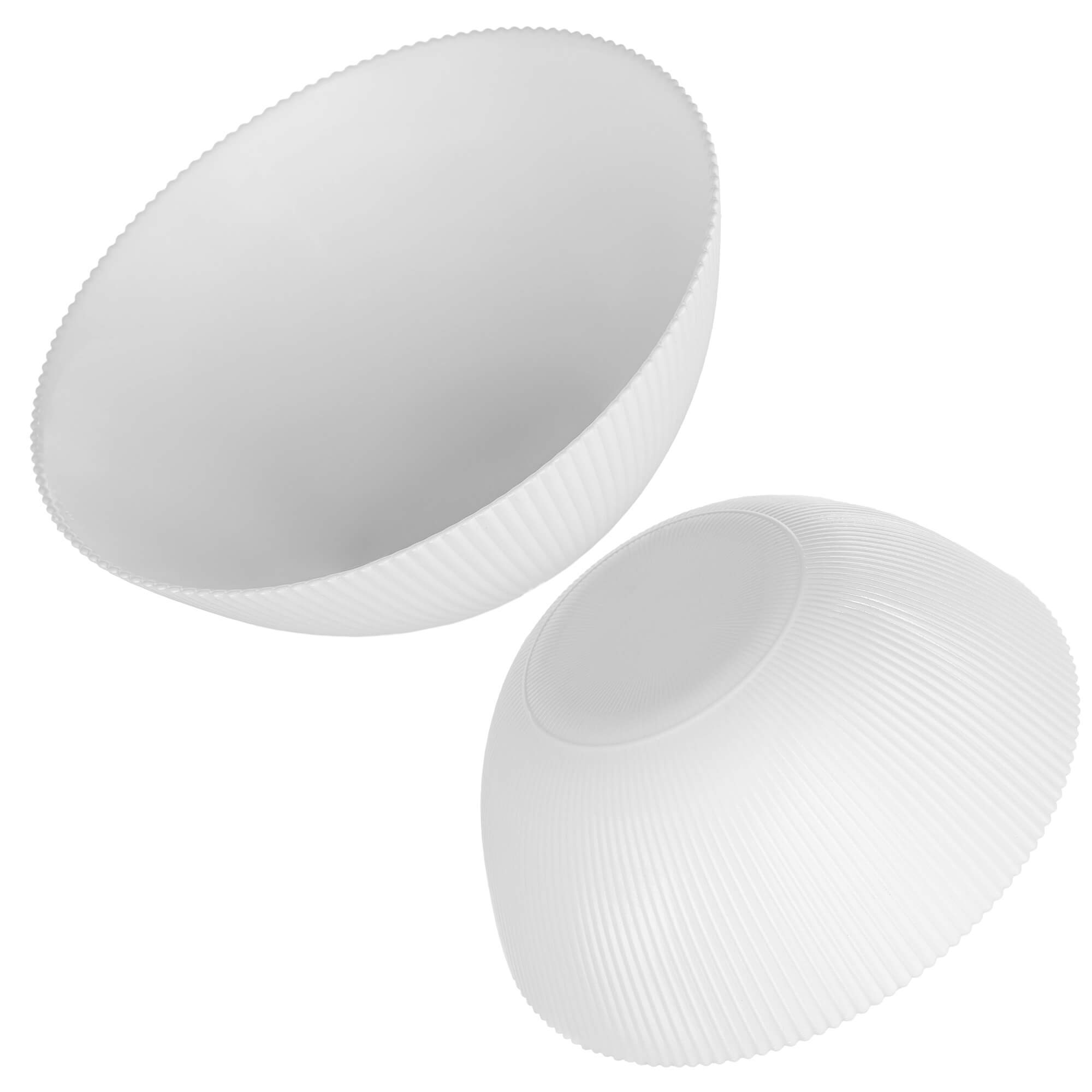 Salaterka szklana Regno 20.3 cm biała 1 szt.