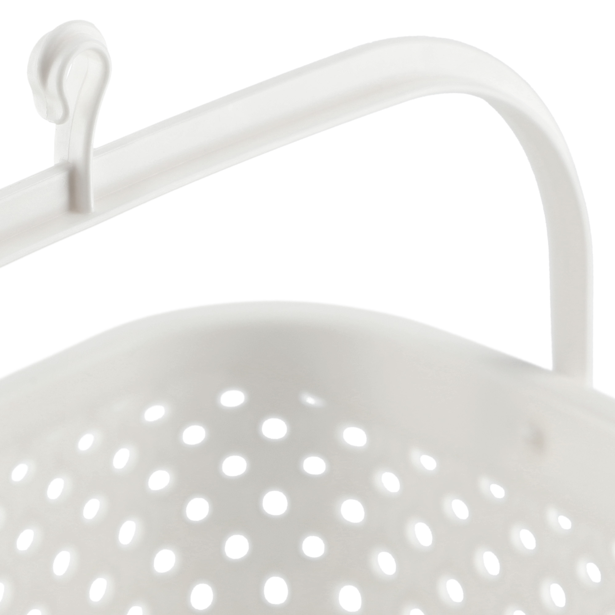 Koszyk na klamerki Jaca biały