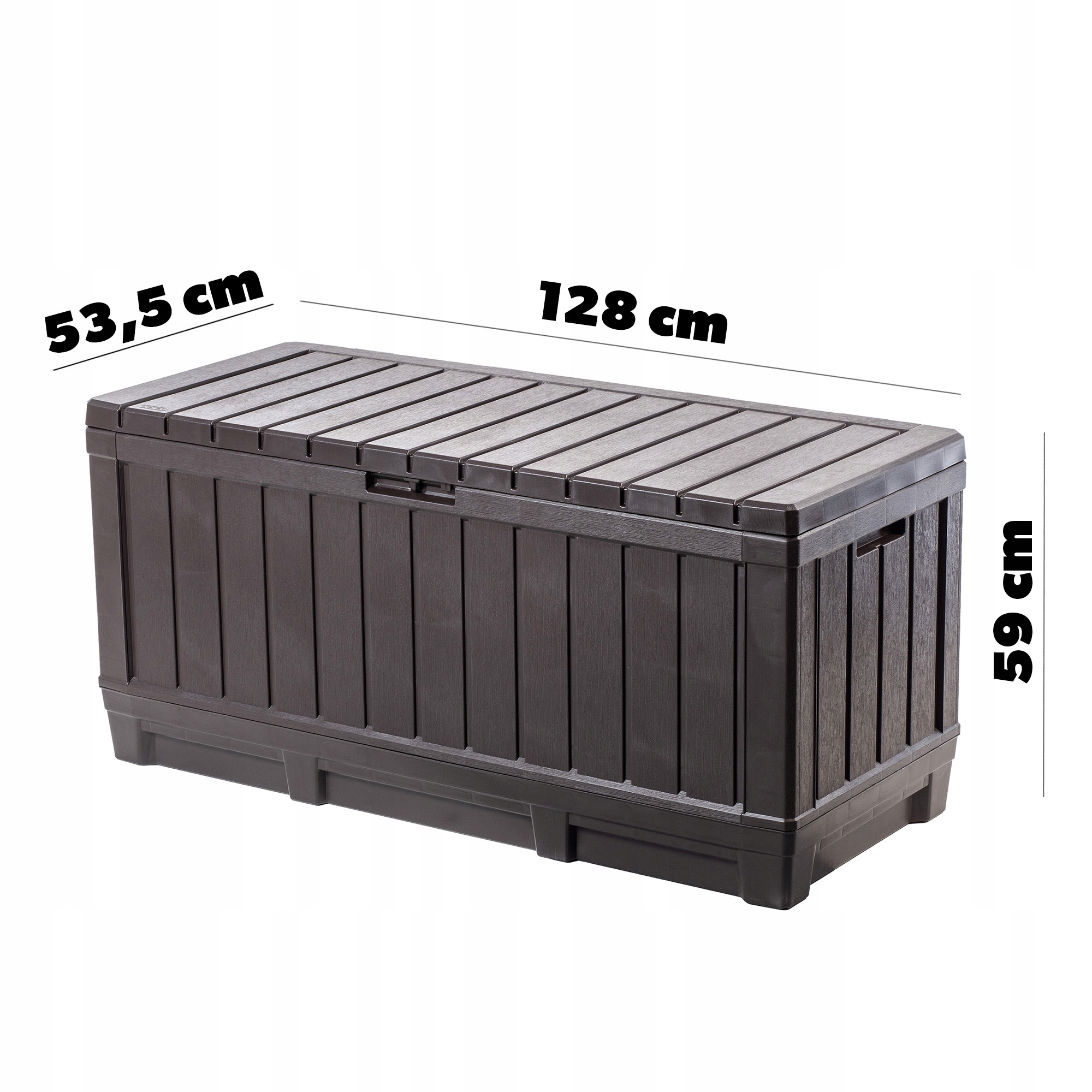 Skrzynia ogrodowa 350L Keter Kentwood Storage Box, brązowa