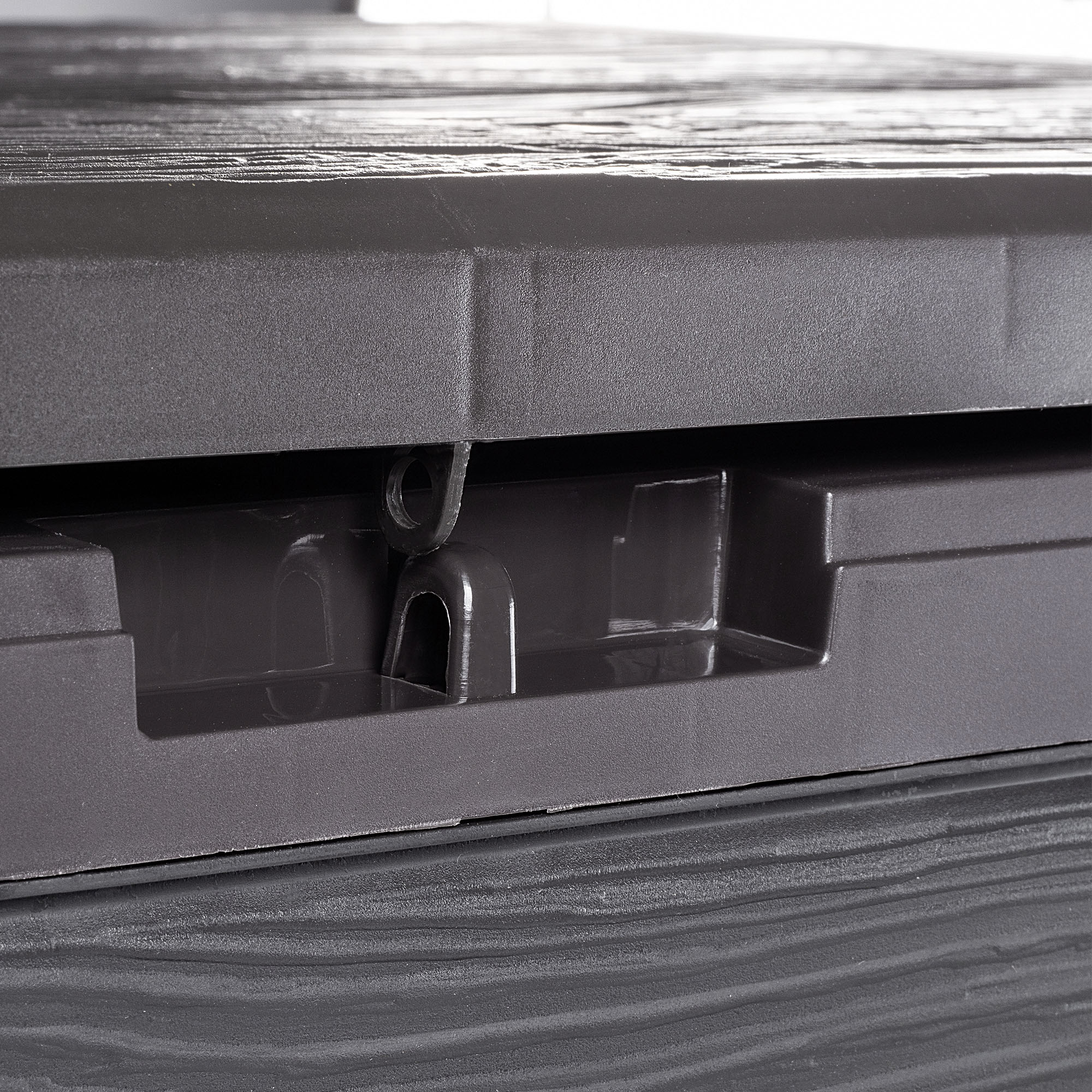 Skrzynia ogrodowa Grewena 190L, ciemny brąz