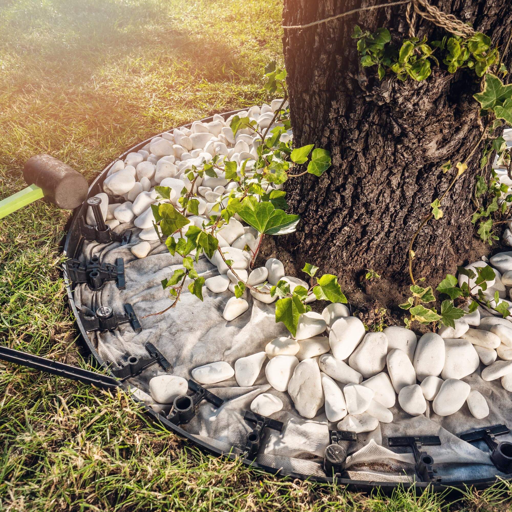 Obrzeże ogrodowe Raberg 102 x 5,8 cm, 20 szt + kotwy 60 szt.