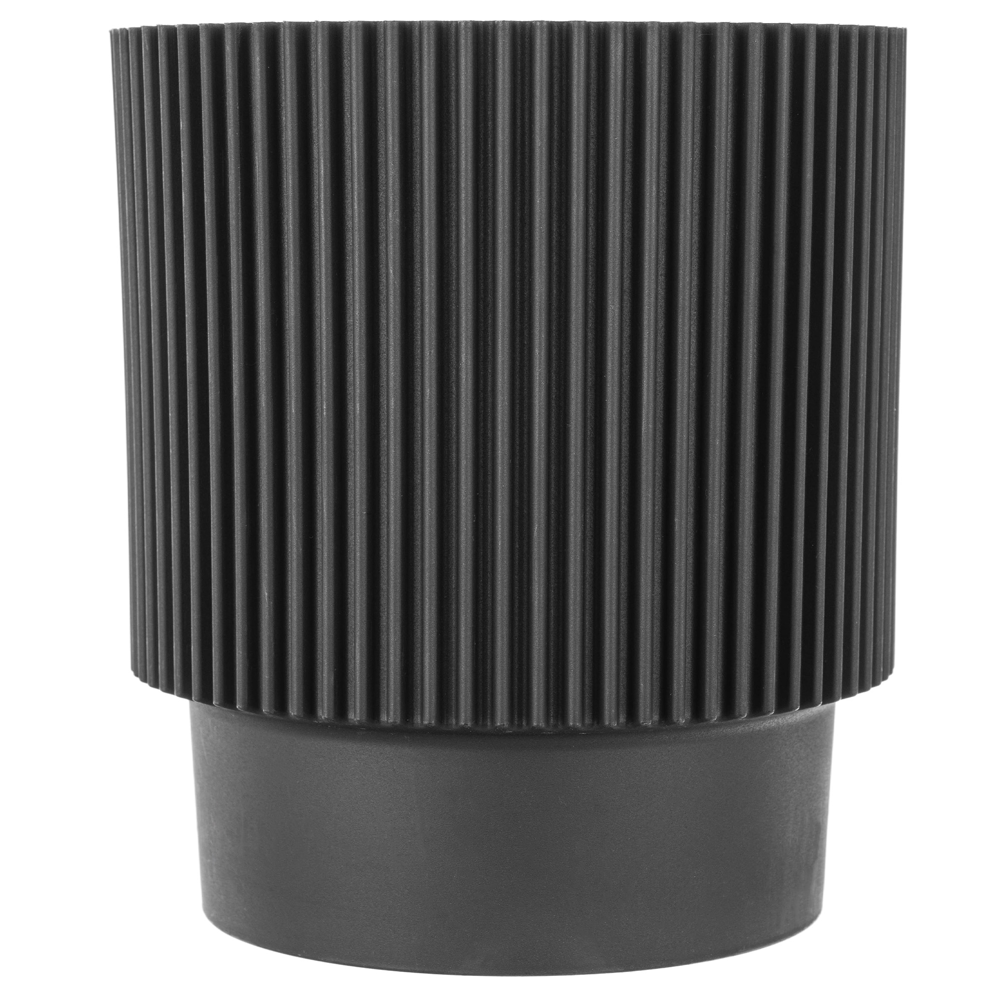 Doniczka na kwiaty Aldeia 14cm czarny