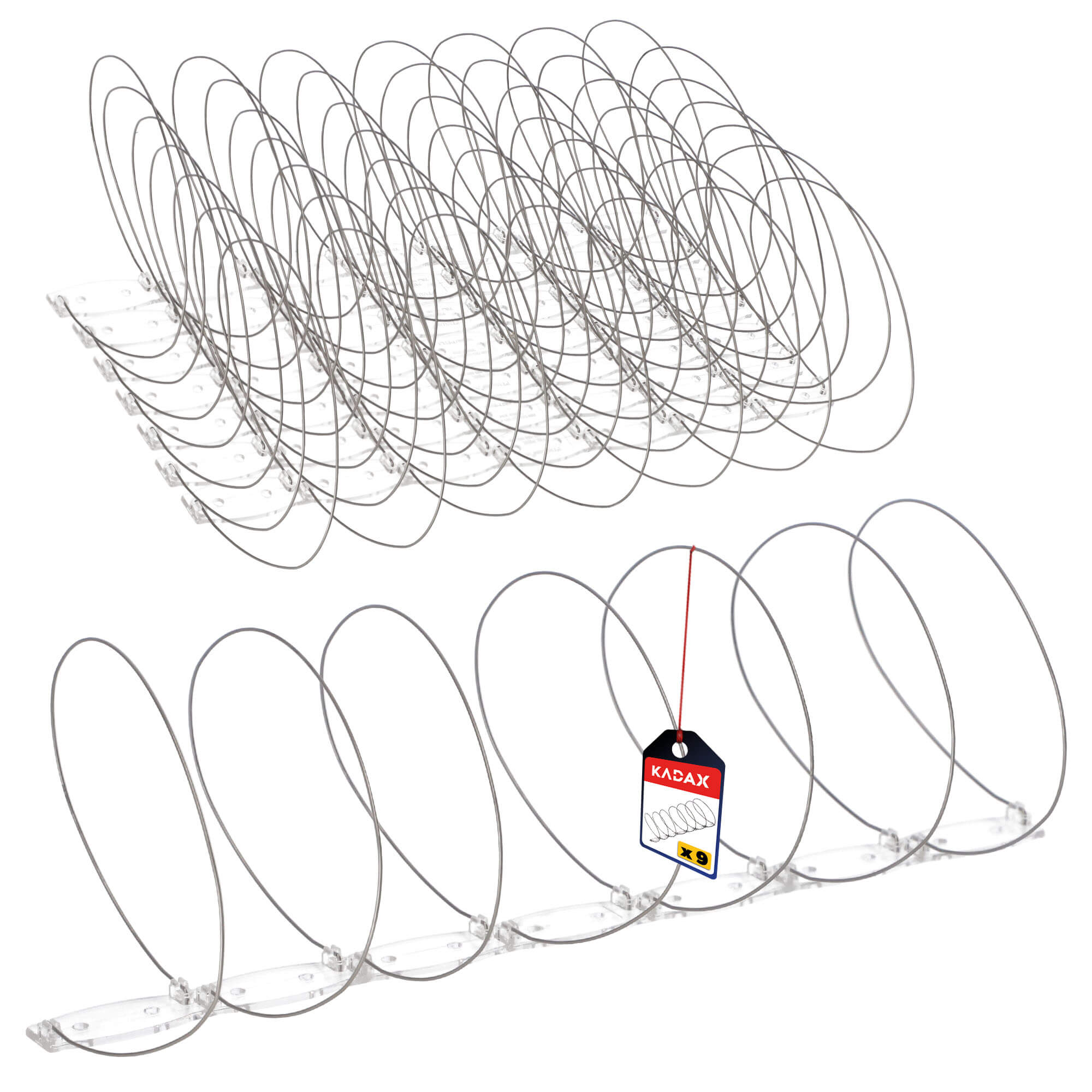 Spirale na ptaki 33 cm 9 szt.