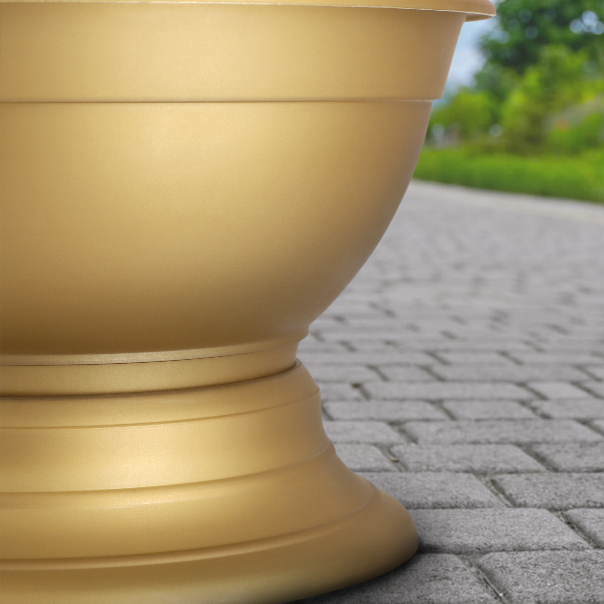 Misa cmentarna Ulmi na kwiaty 18 cm, złota