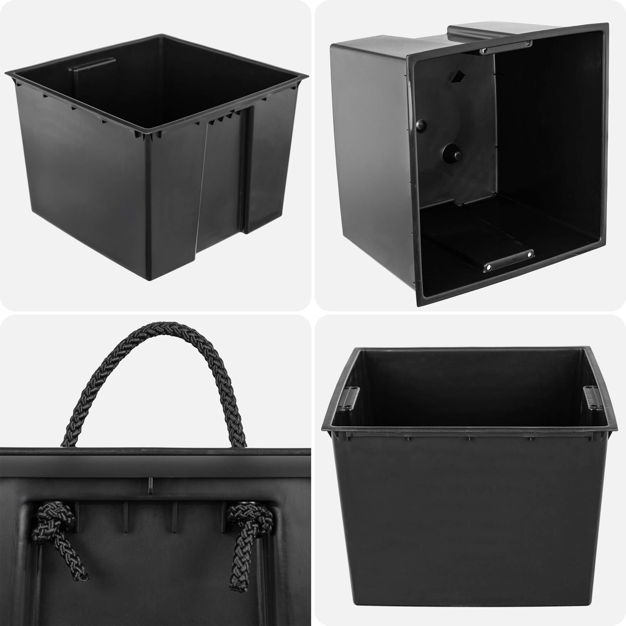 Wkład do doniczki Roisel 38.5 x 38.5 cm kwadratowy