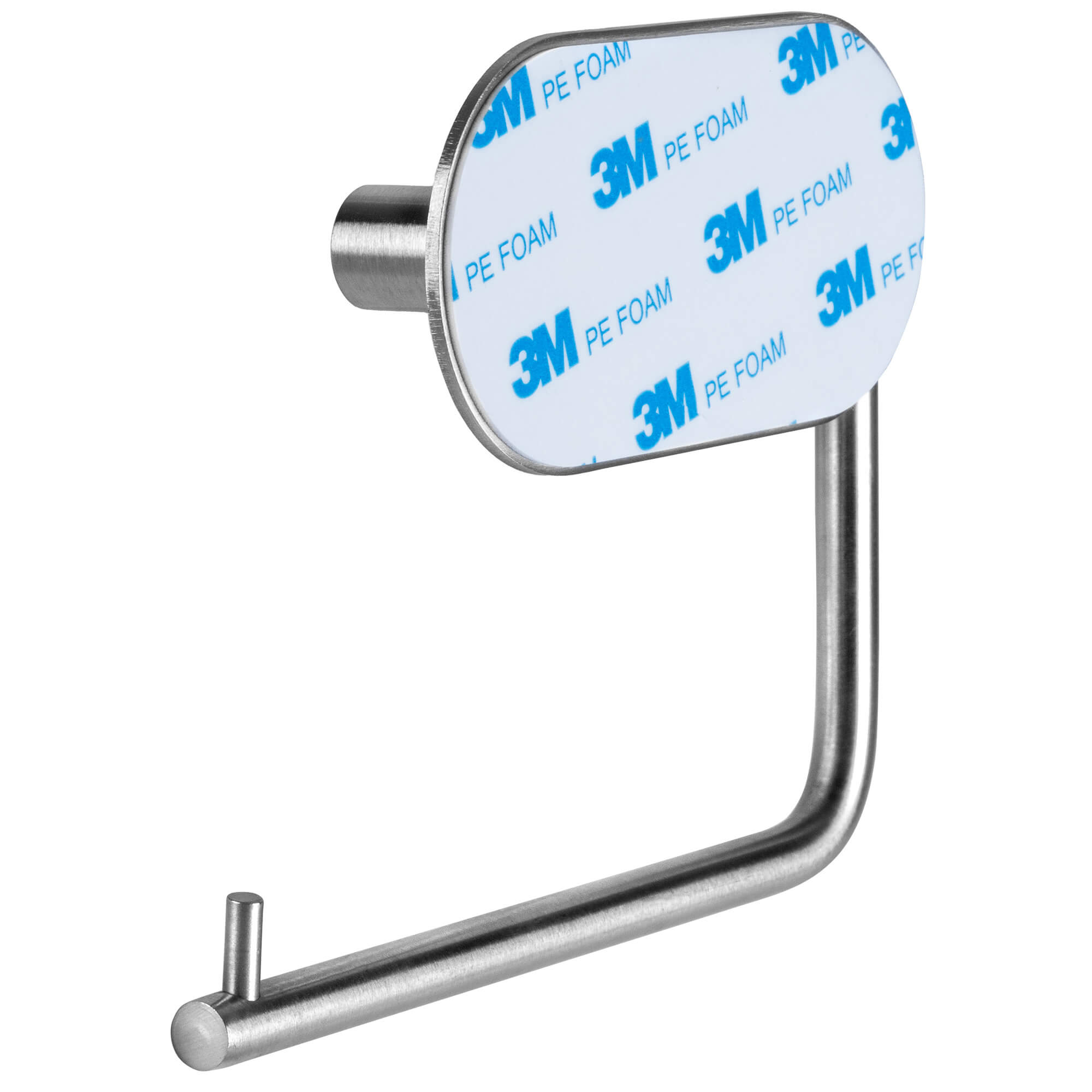 Uchwyt na papier toaletowy Still, samoprzylepny, srebrny