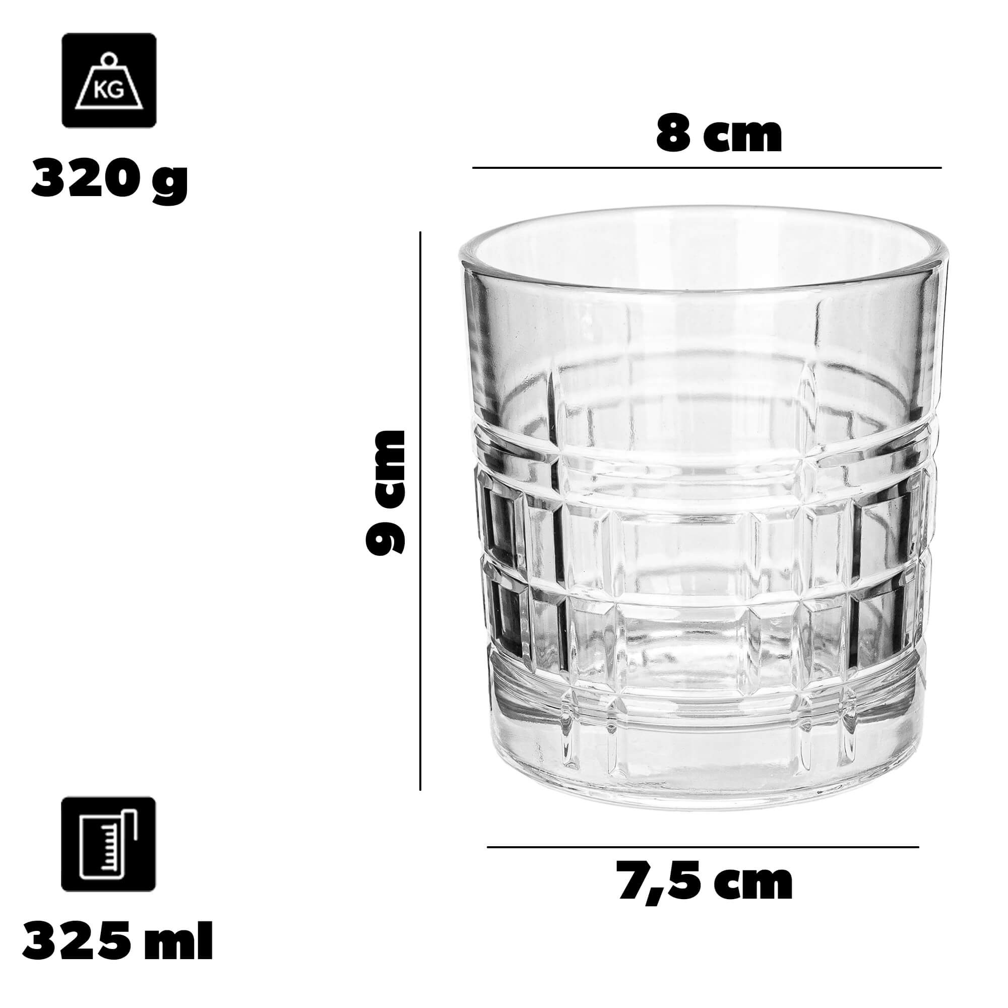 Szklanka do whisky i drinków Vion 325ml 1 szt.