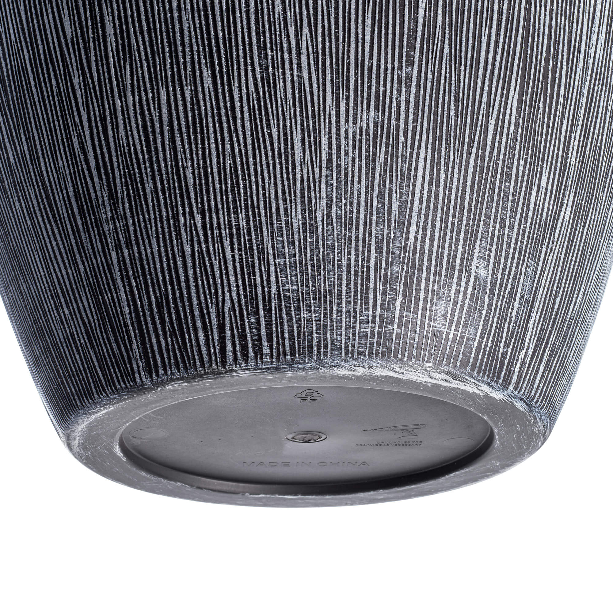 Donica na rośliny 33 cm, szara