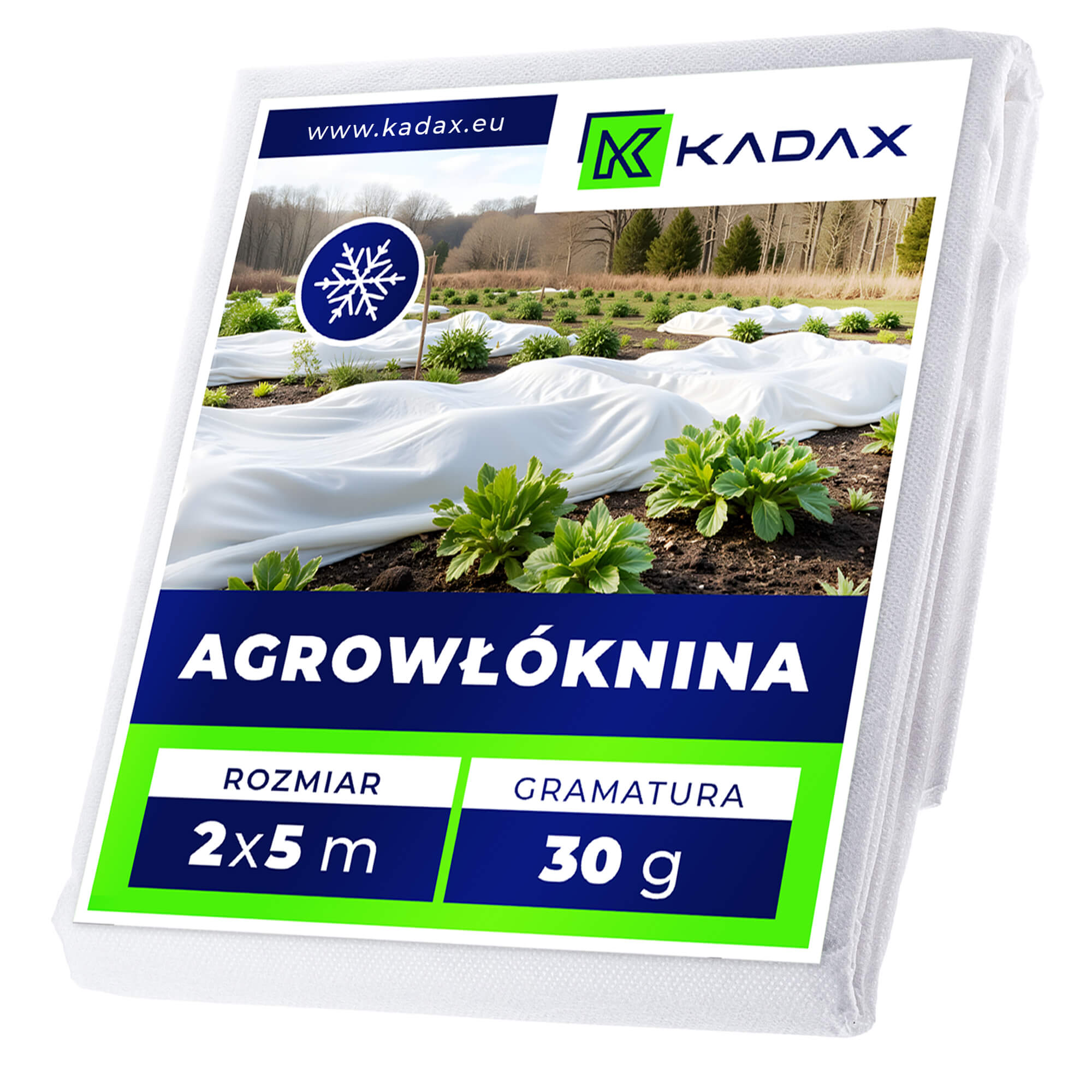 Agrowłóknina ogrodowa Cravant zimowa 2 x 5 m 30 g/m² biała