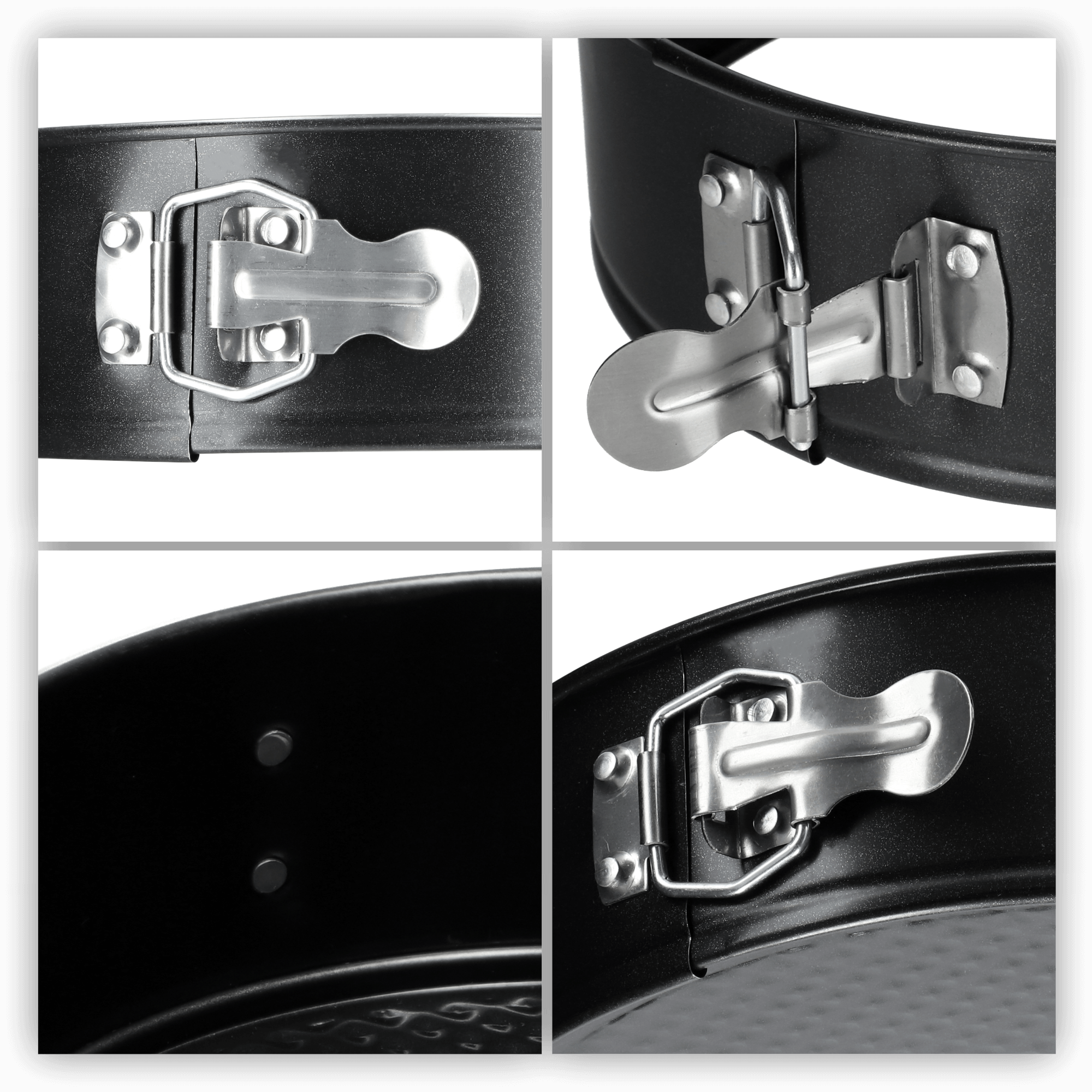 Tortownica okrągła do pieczenia ciast Lodi 30 x 7 cm, czarna