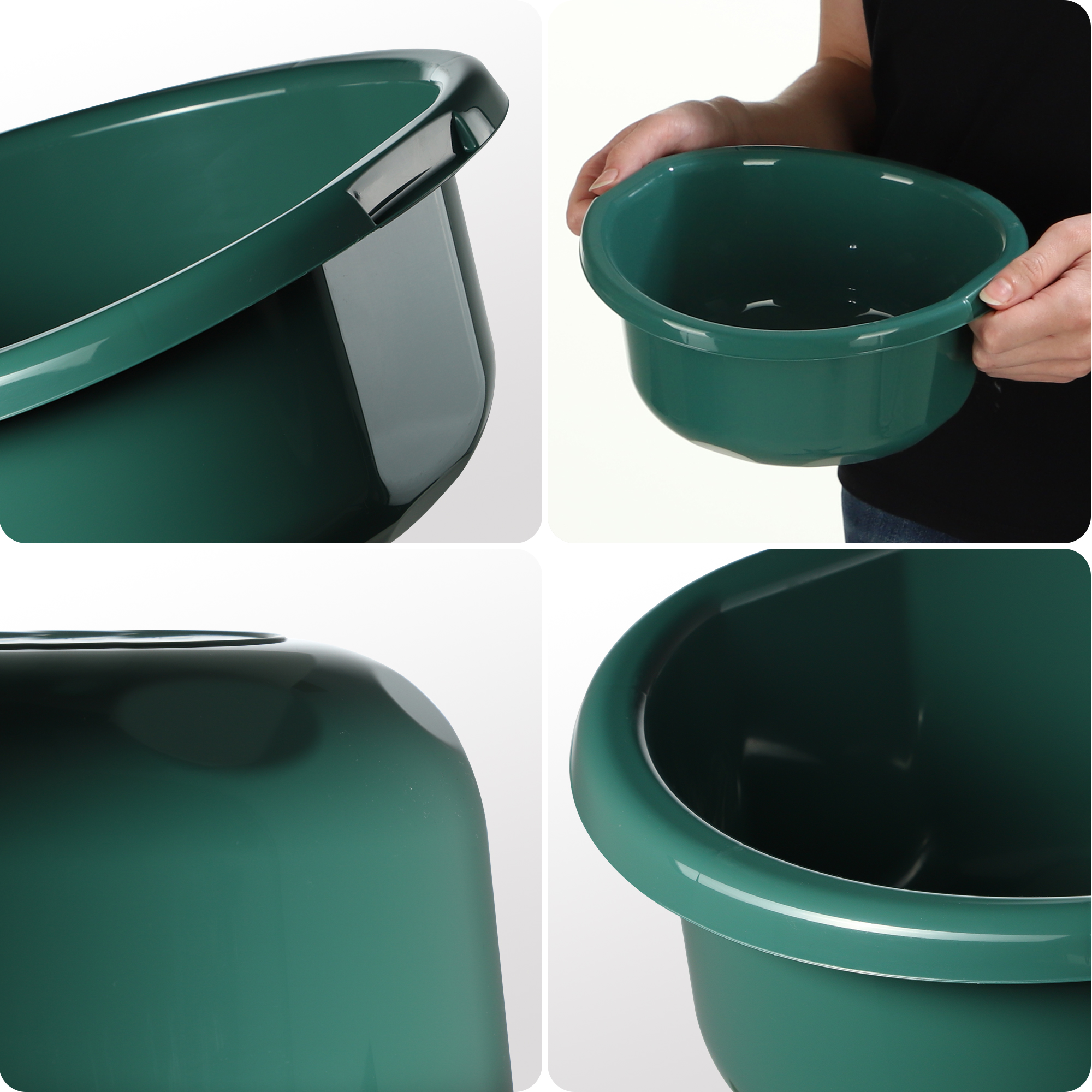 Miska łazienkowa z uszami Lari 1.9L zielona