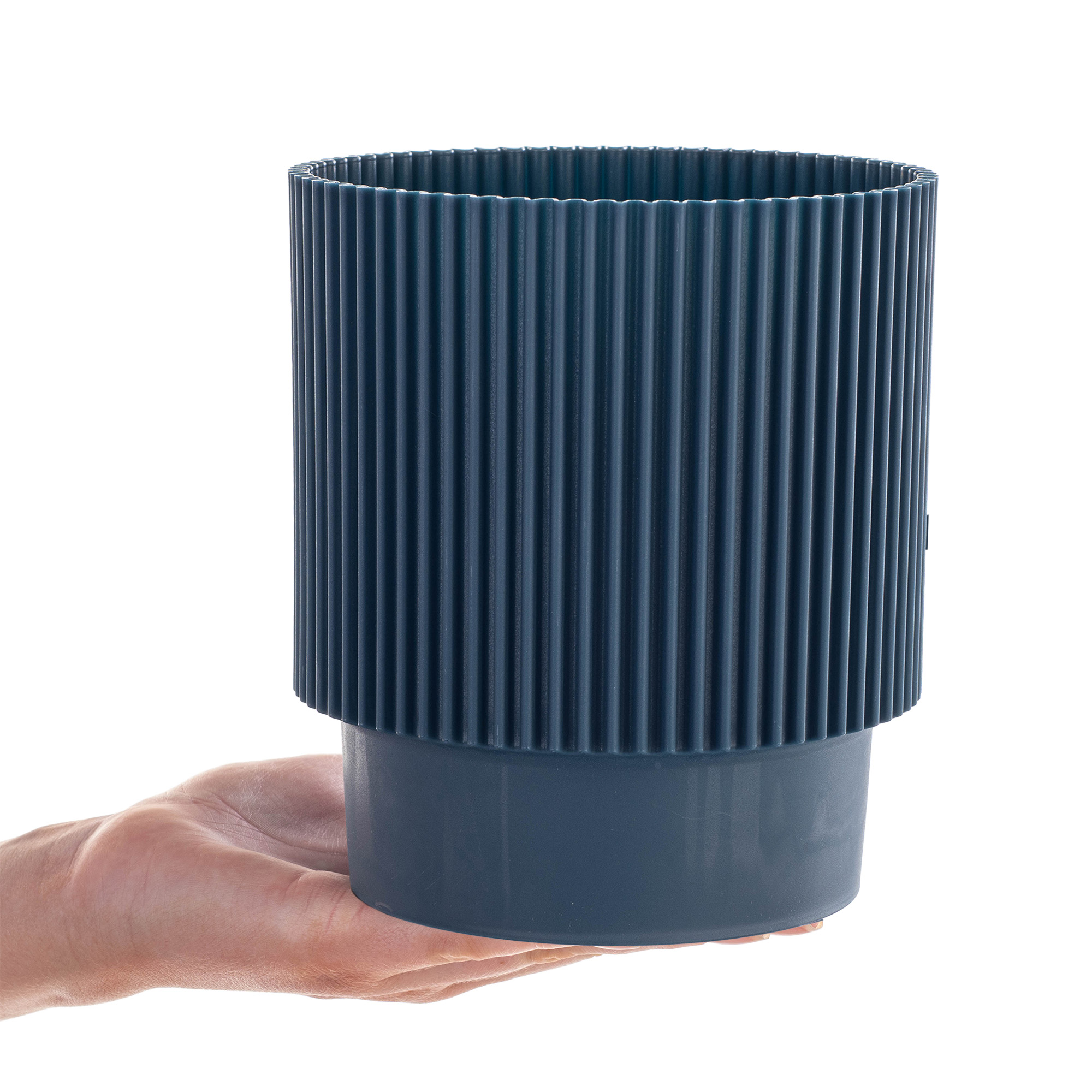 Doniczka na kwiaty Aldeia 14cm granatowy