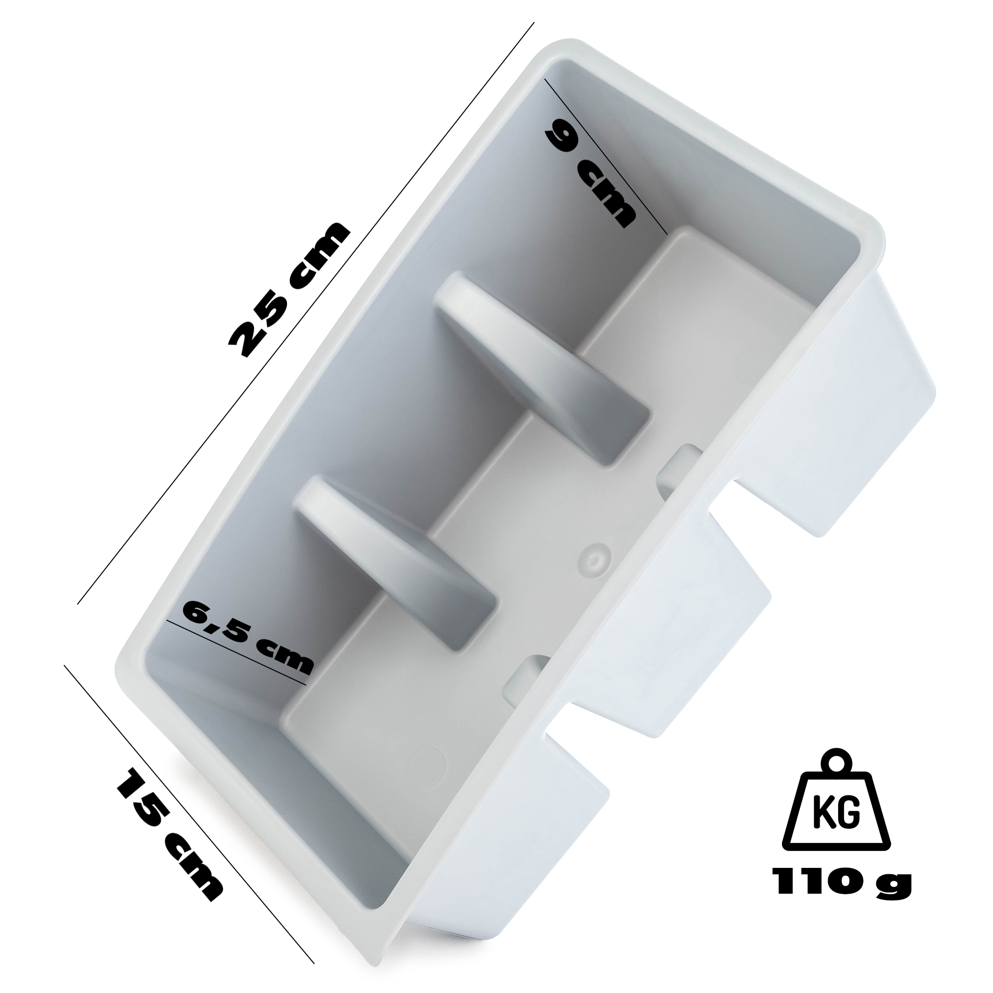 Organizer na przyprawy Noia jasny szary