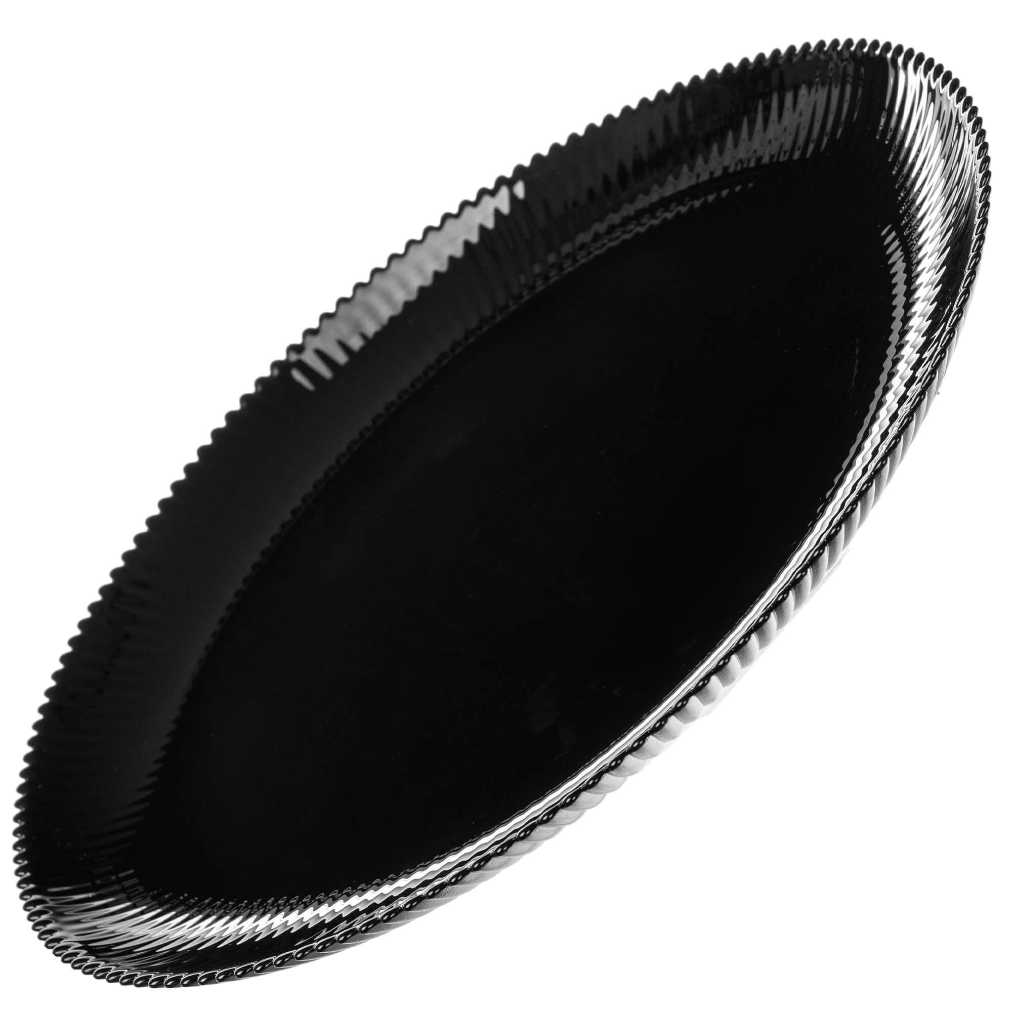 Talerz płytki Regno 26.5 cm czarny 1 szt.