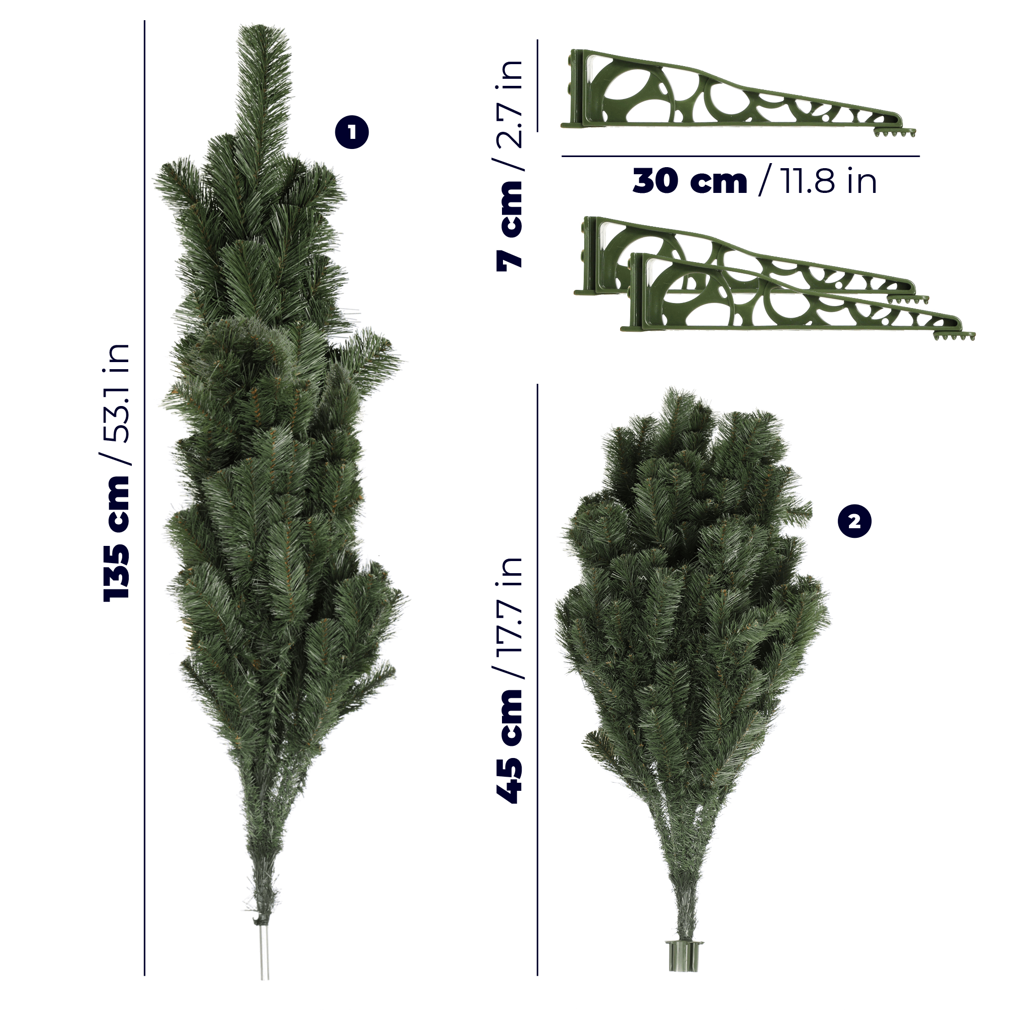 Choinka sztuczna jodła Guia 180 cm