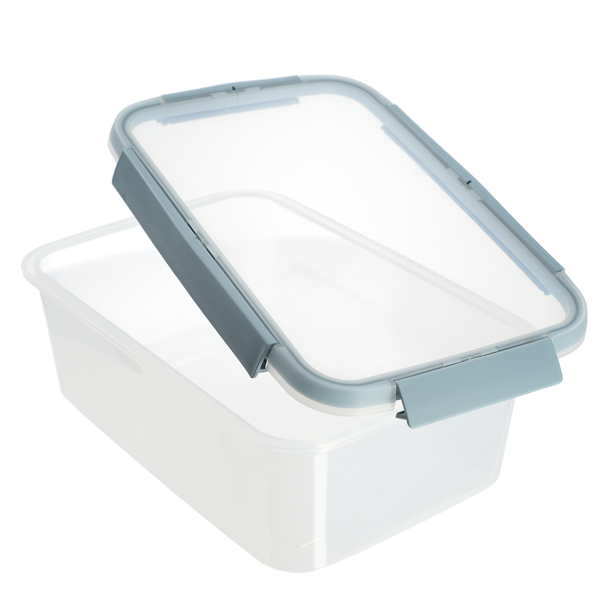 Pojemnik na żywność 3.5L Curver Smart Fresh Eco, szarobłękitny 29cm