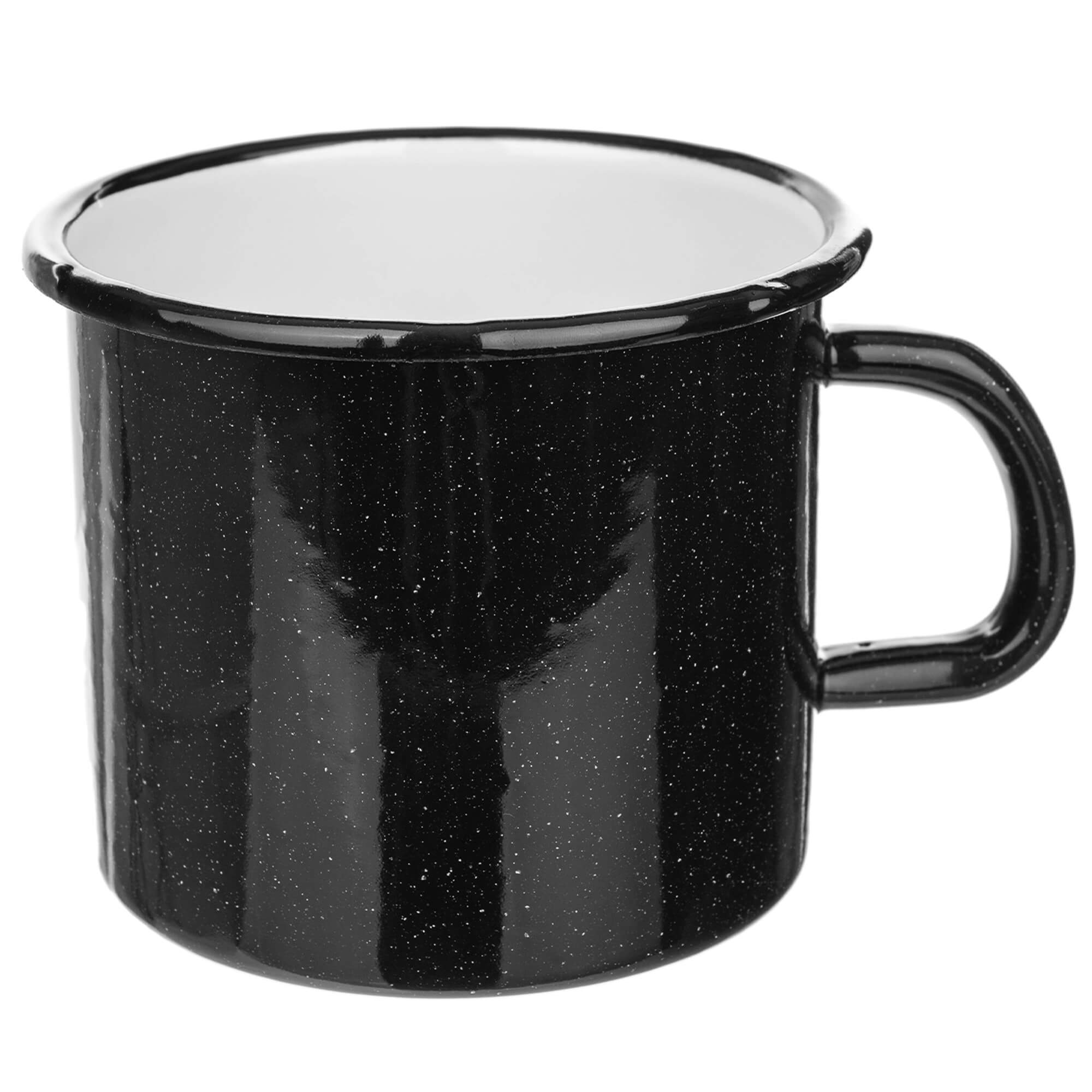 Kubek emaliowany Scerni 1150 ml czarny