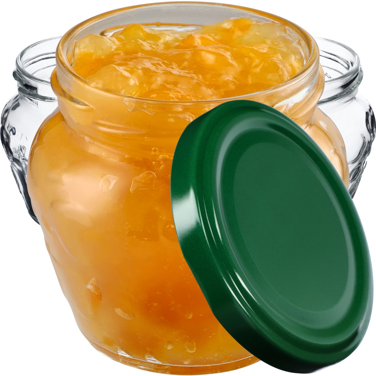 Słoiki Kemi 200ml 50szt 66mm + wieczka zielone