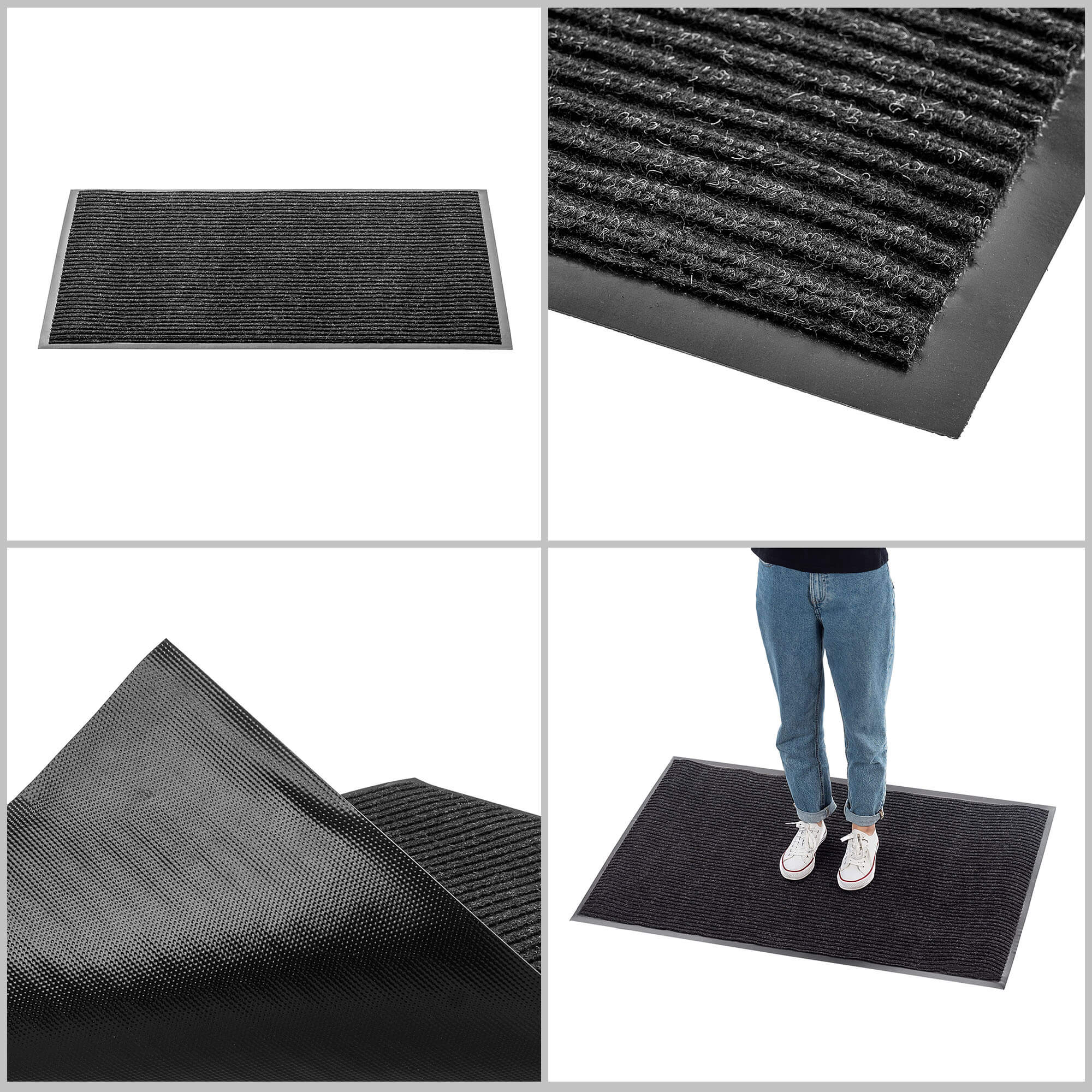 Wycieraczka pod drzwi Corre 80x120cm, antracyt