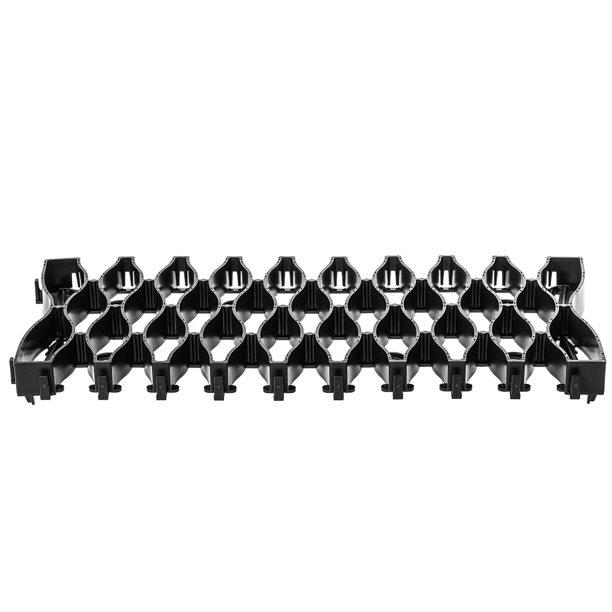 Kratka trawnikowa Montaron pod roboty koszące 47 x 20 cm czarna 4 szt.
