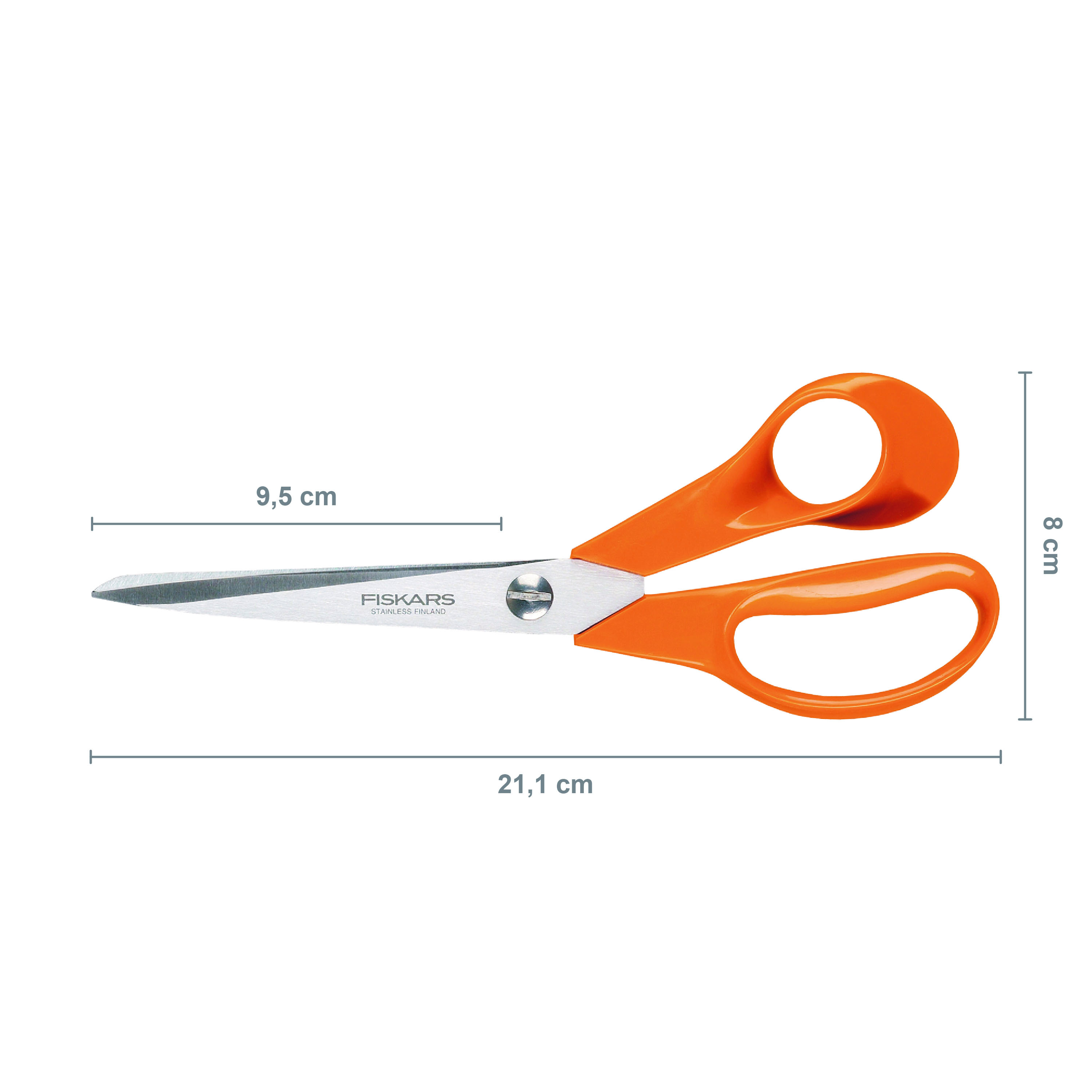 Fiskars 1000815 Classic Nożyczki uniwersalne, 21 cm