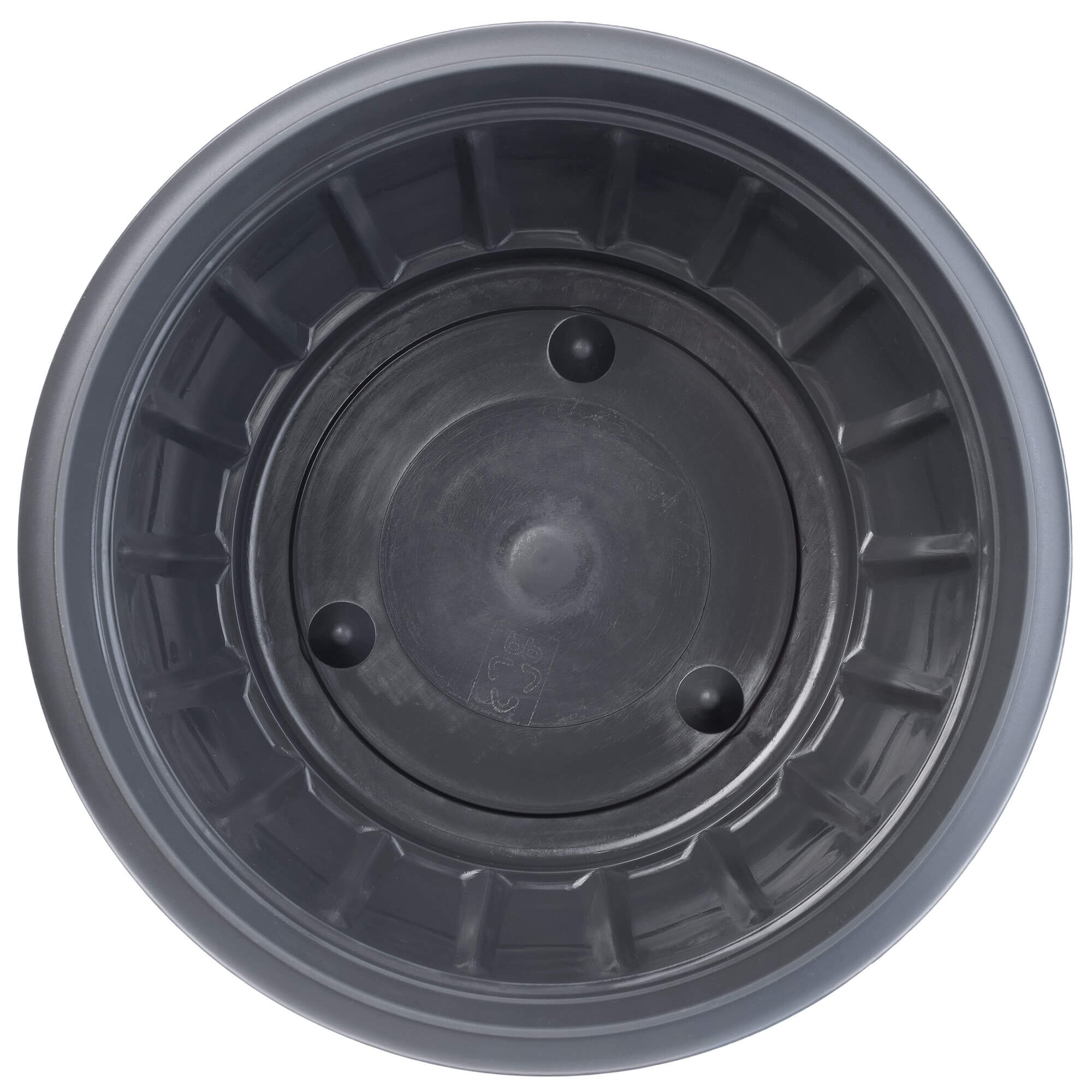 Misa na kwiaty Budrio grafit 26 cm, 2 szt.