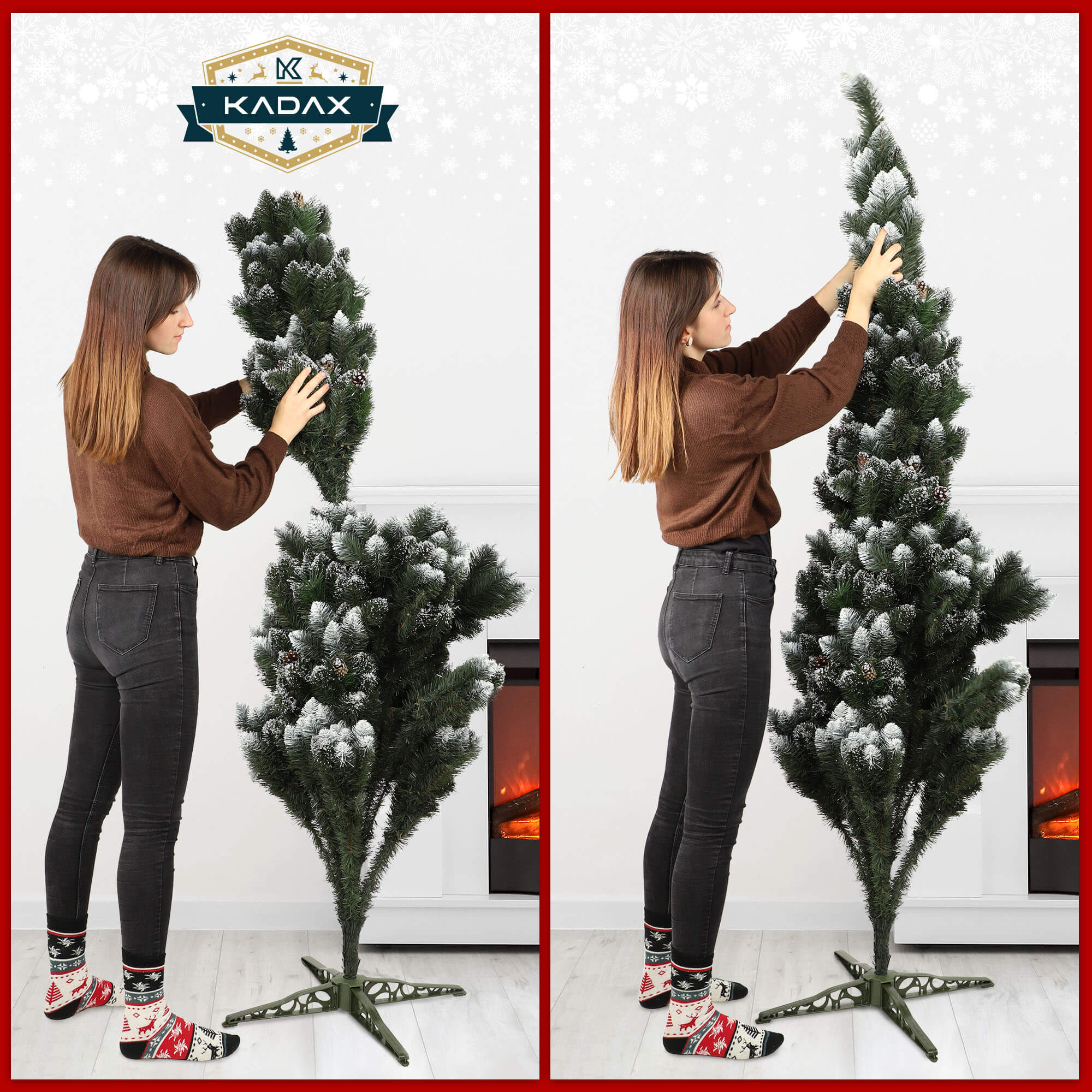 Choinka sztuczna sosna diamentowa Este 180 cm