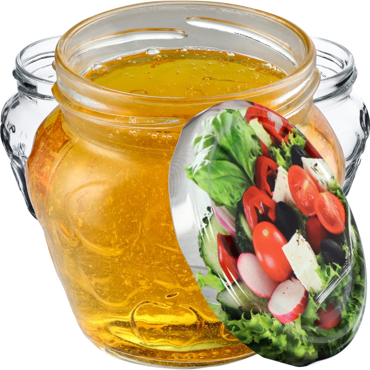 Słoiki Kemi 200ml 10szt 66mm + wieczka "Mix Warzyw"