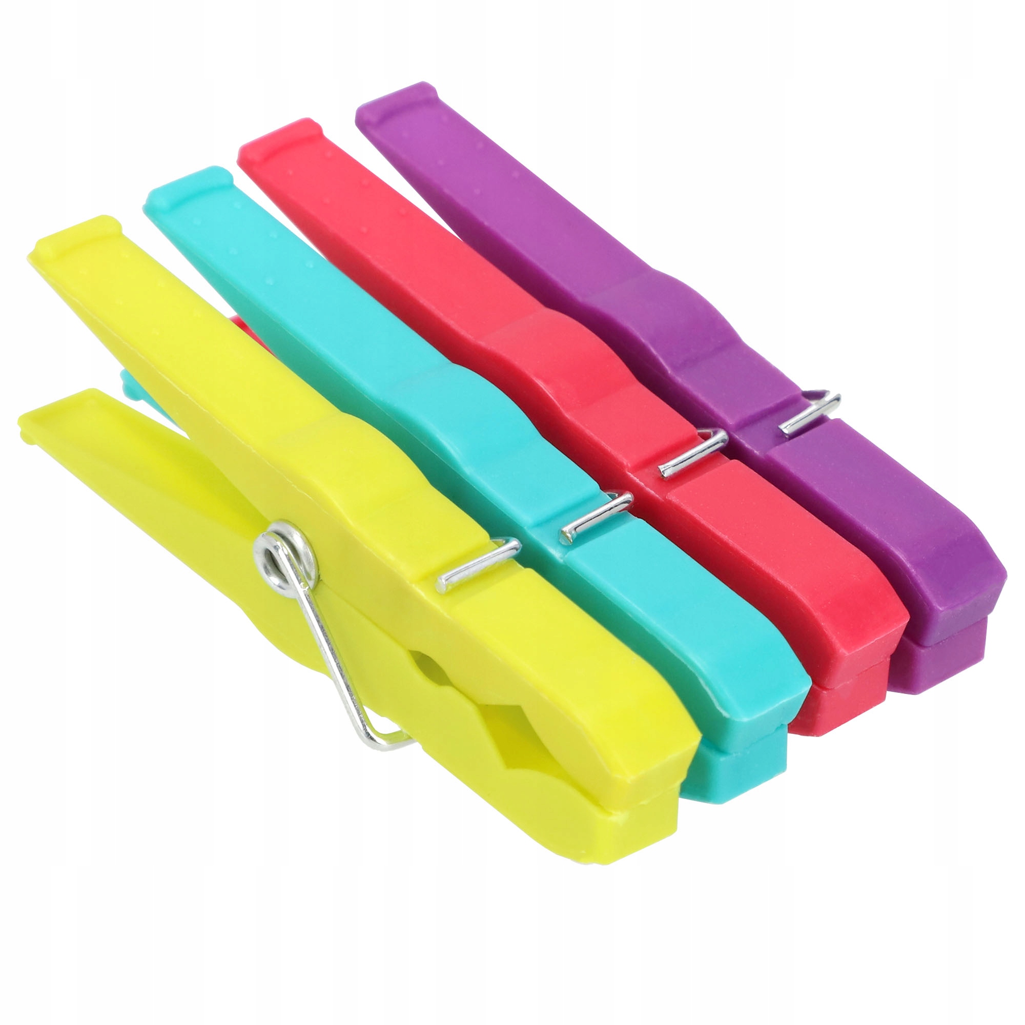 Plastikowe klamerki do bielizny Ravi Strong, 4 kolory, 20 szt.