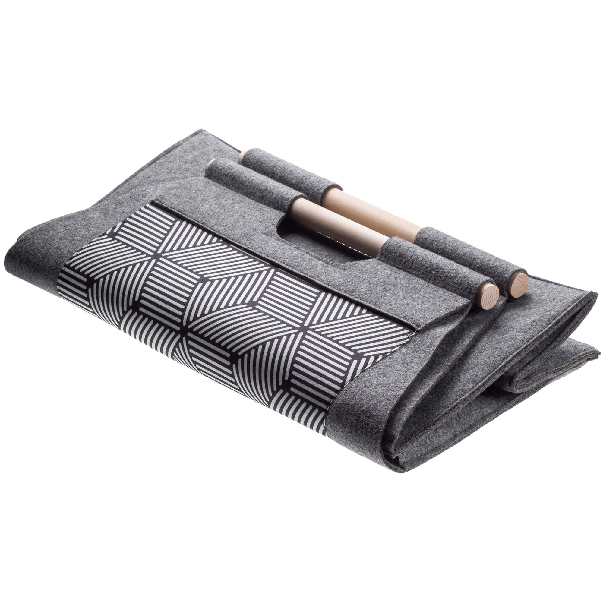 Torba gospodarcza na drewno kominkowe wzór cube