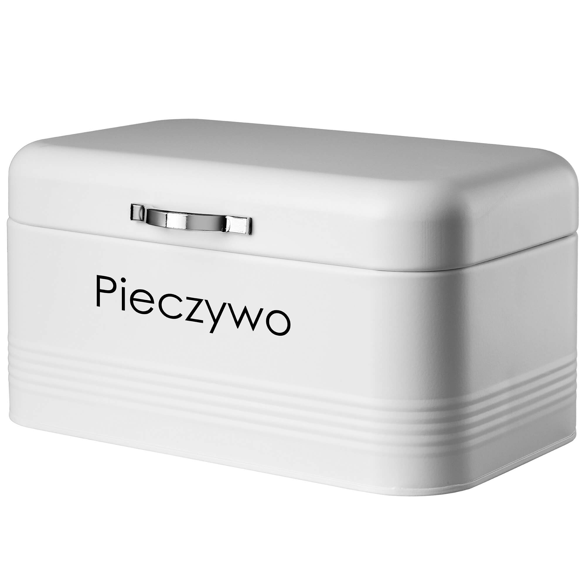 Stalowy pojemnik na pieczywo i chleb Tufo, biały