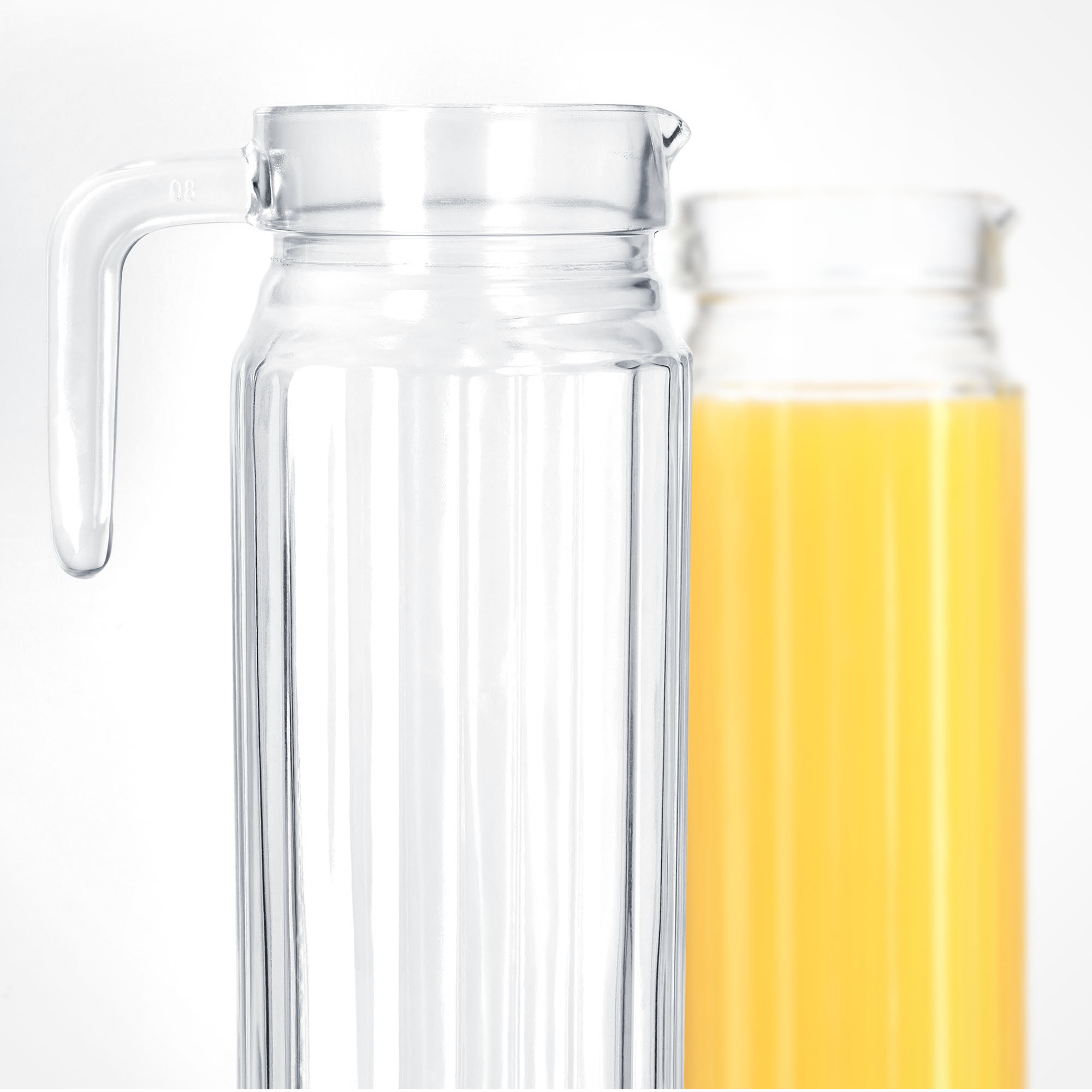 Zestaw szklanek Bargano 300 ml 6 szt + Dzbanek 1,1L