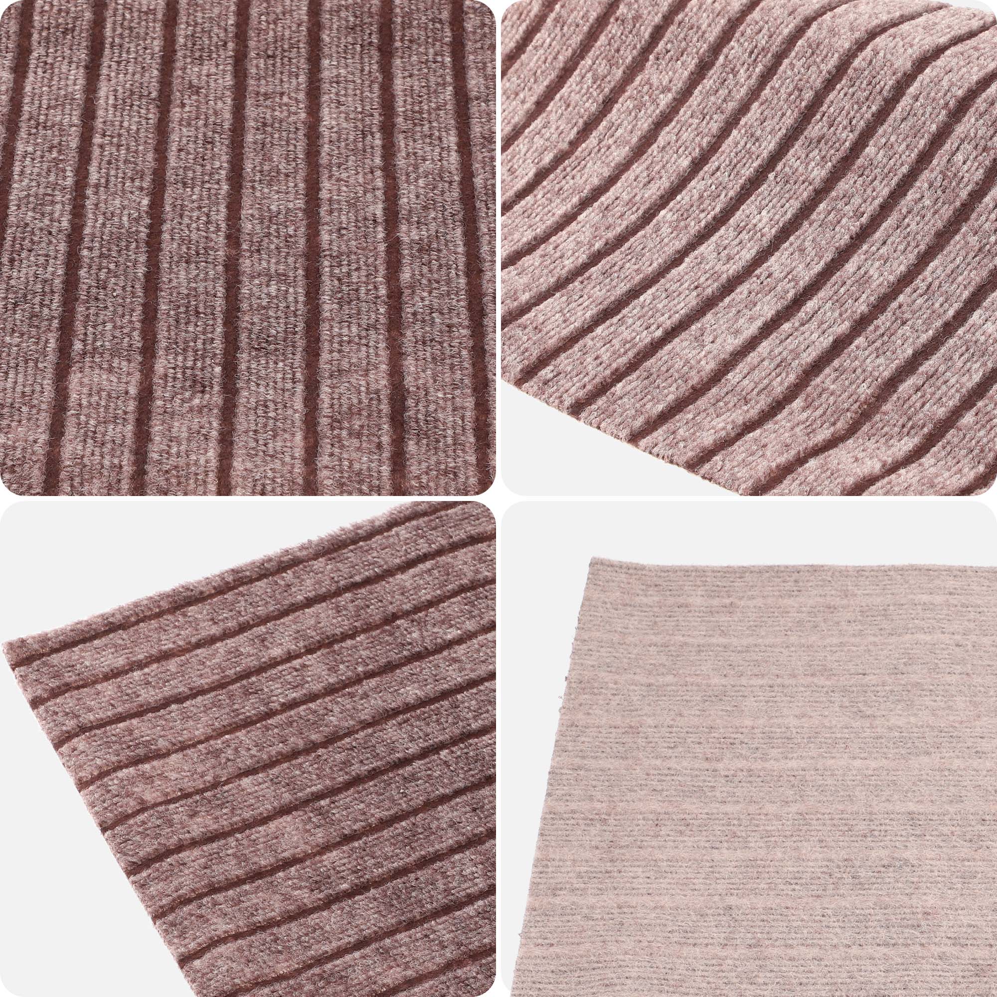 Wycieraczka pod drzwi Reterre 60x40 cm brązowa