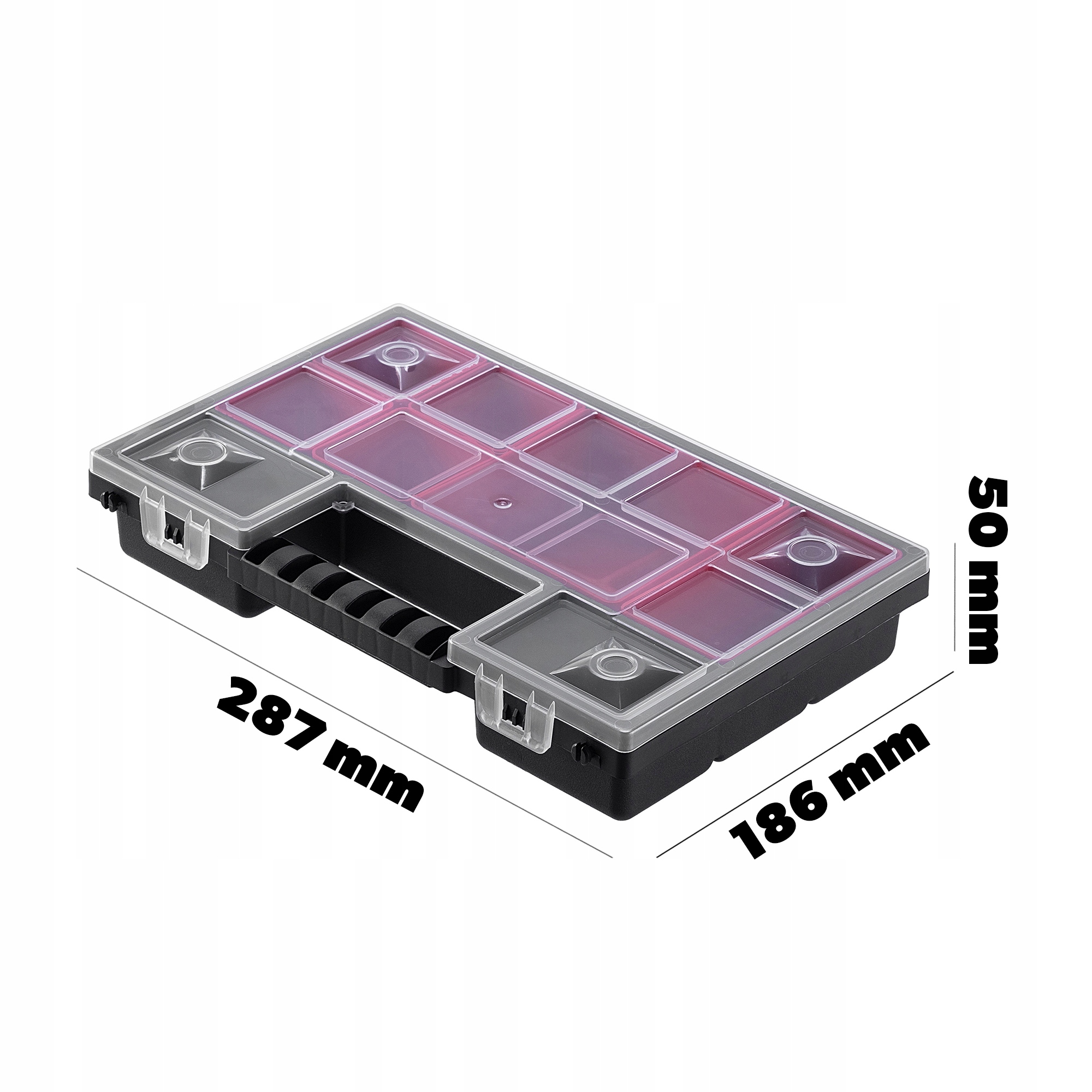 Organizer warsztatowy Berg 29x19 cm, 6 pojemniczków, 6 szt.
