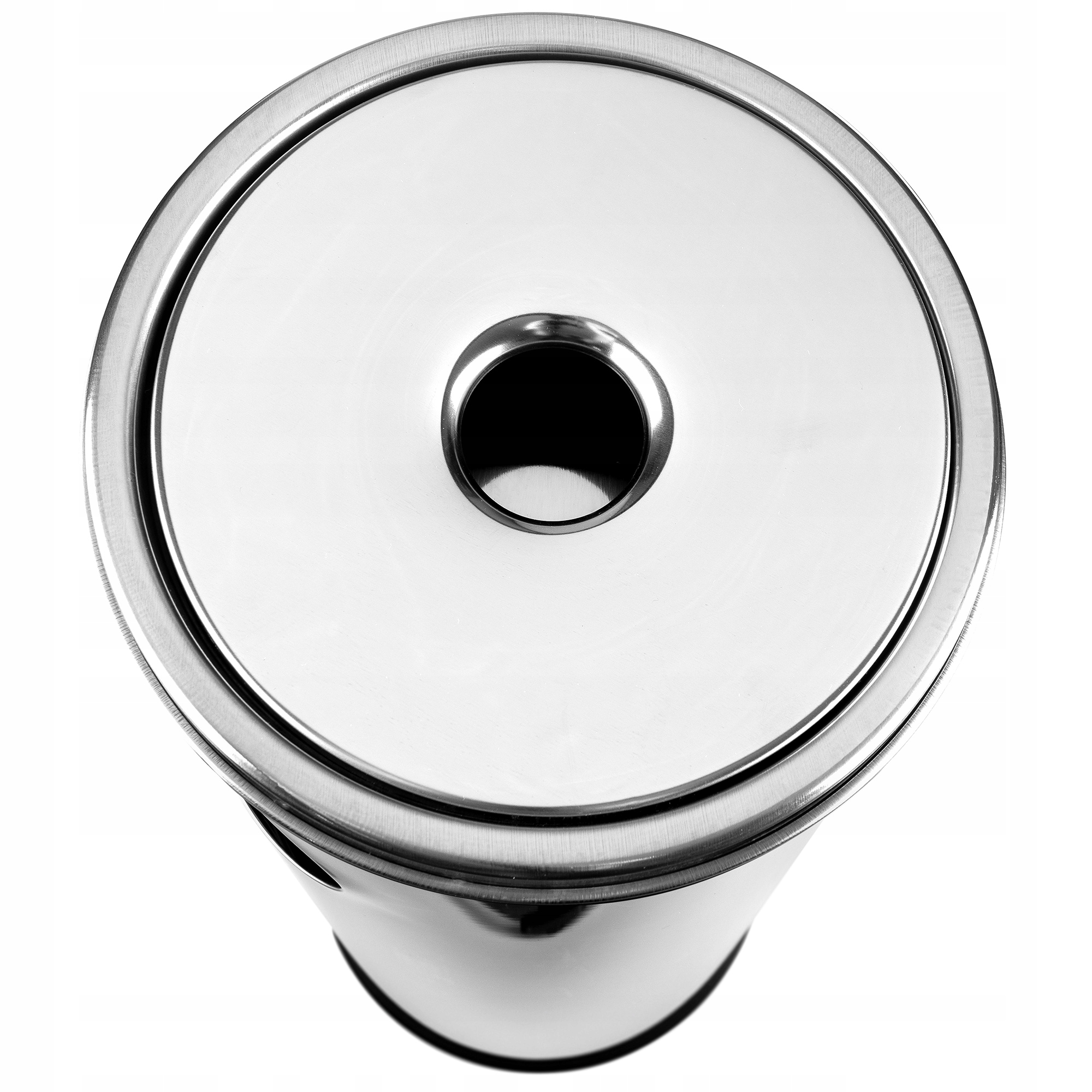 Popielnica stojąca Brix z koszem 18L srebrna